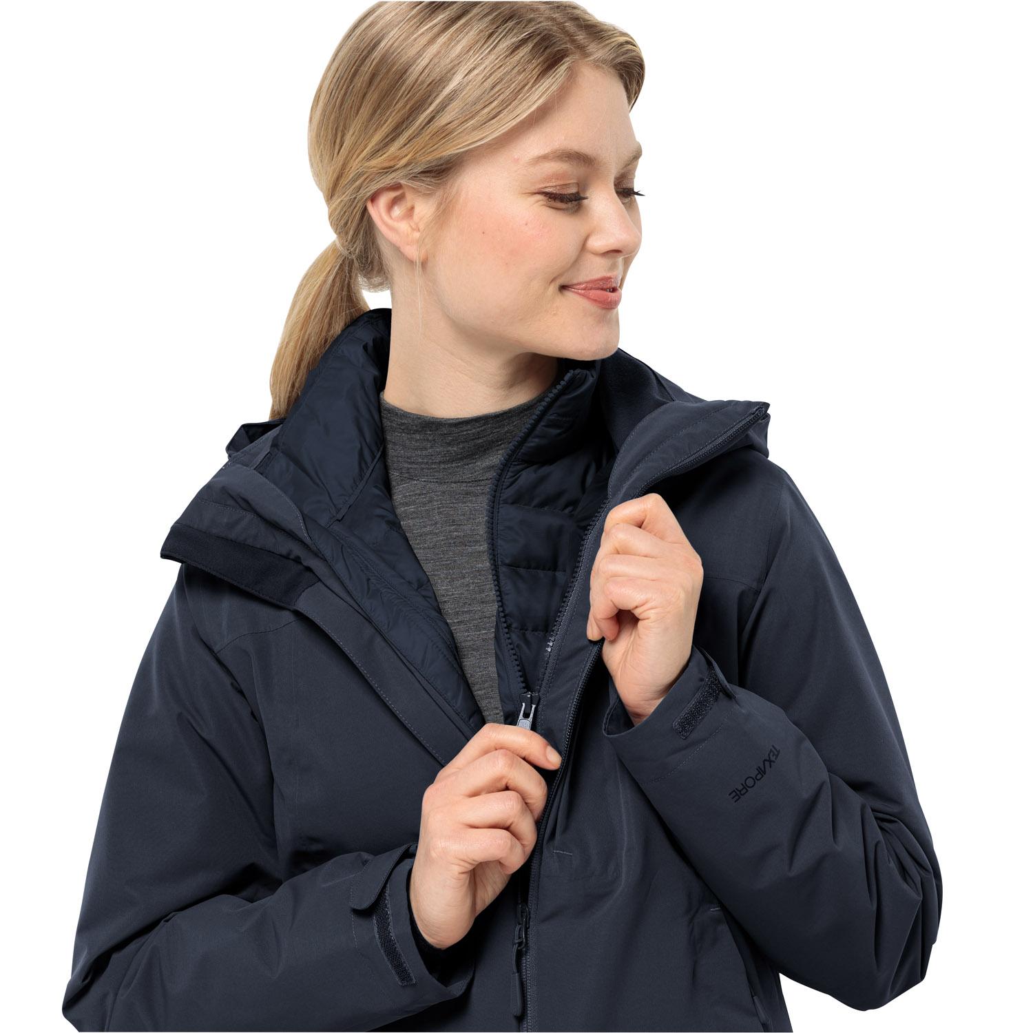 Jack Wolfskin Pilvi Down Kadın Turuncu Outdoor Ceketi