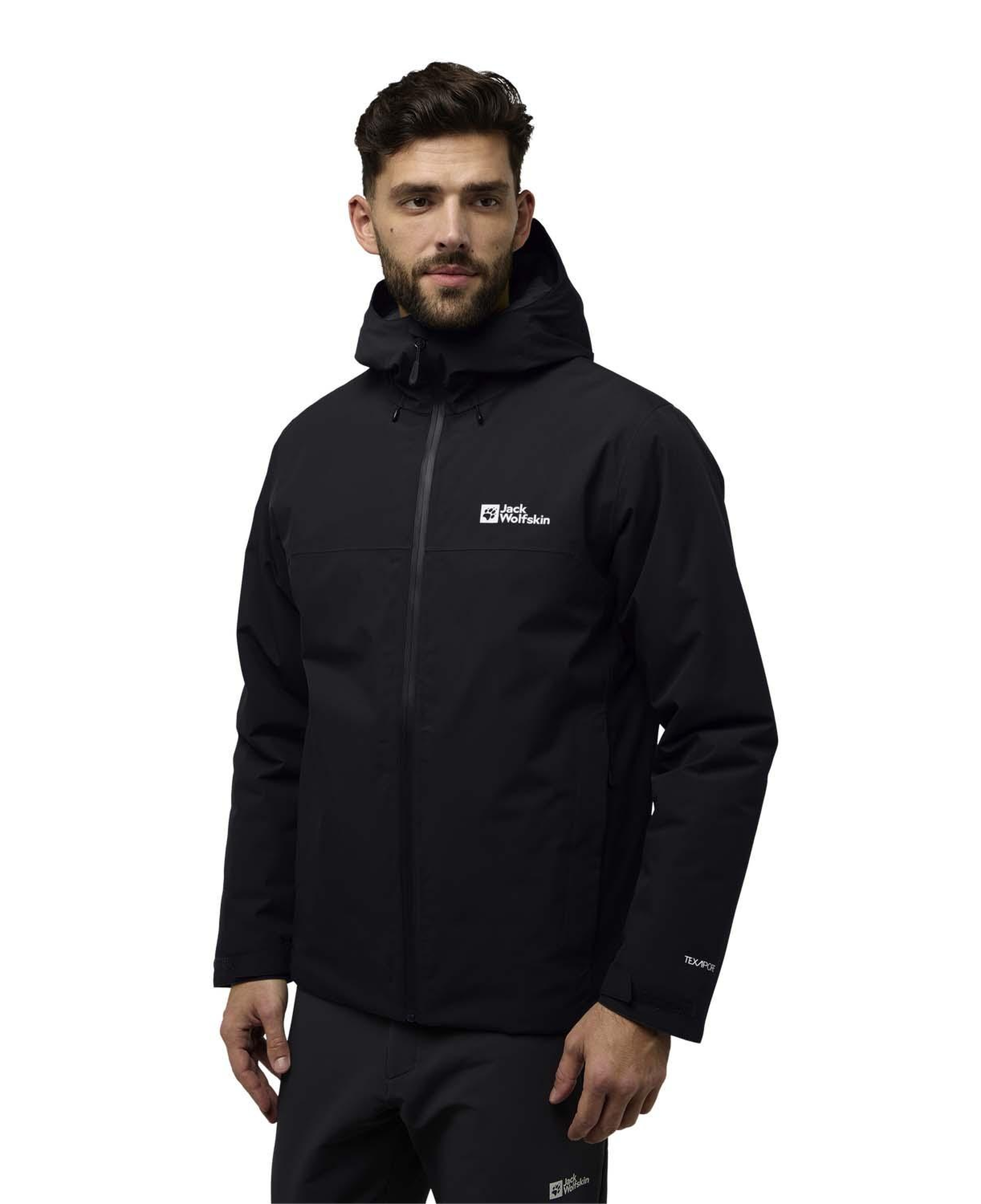 Jack Wolfskin Wisper Ins Erkek Siyah Outdoor Ceketi
