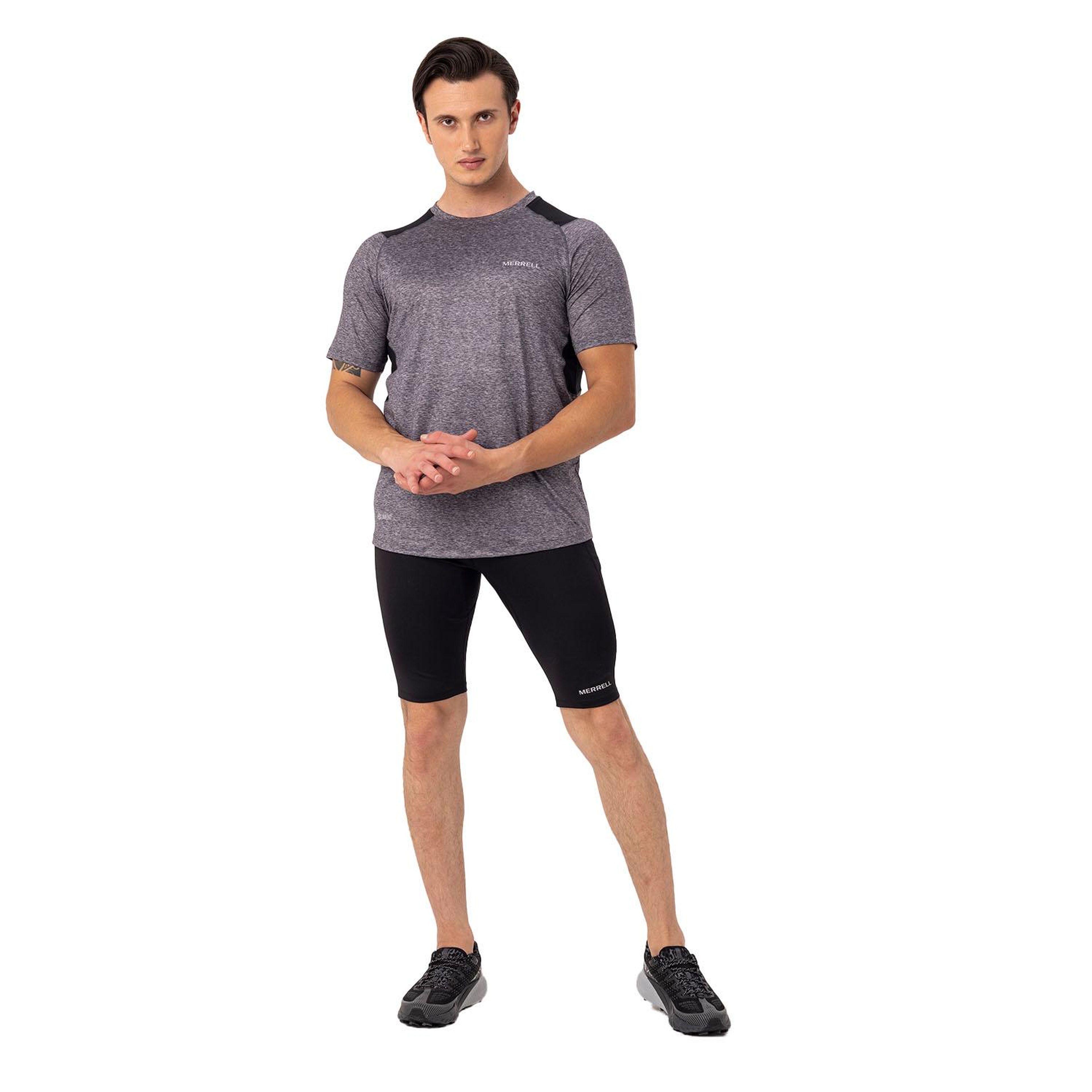 Merrell Till Erkek Gri Koşu Tişört