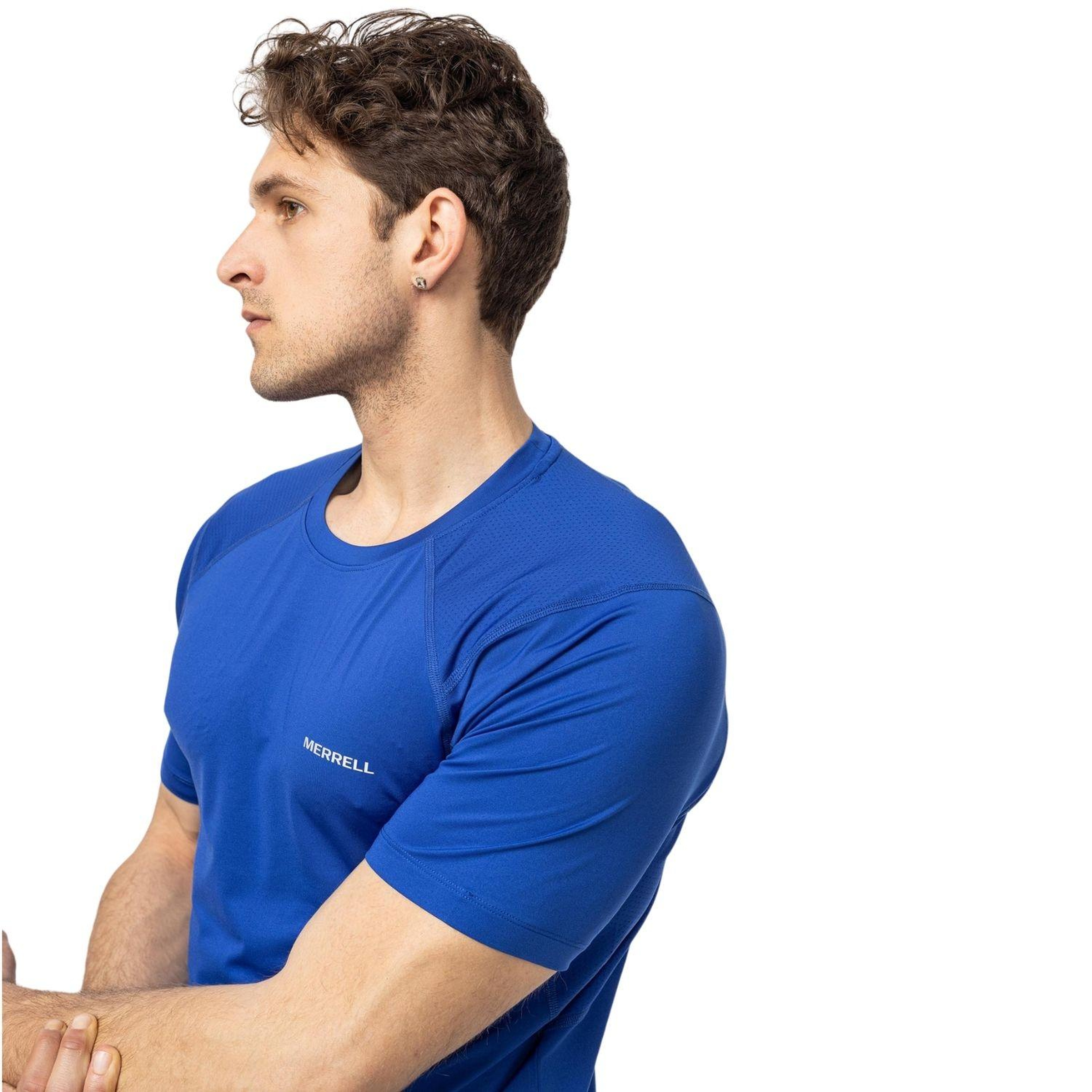Merrell Till Erkek Mavi Koşu Tişört
