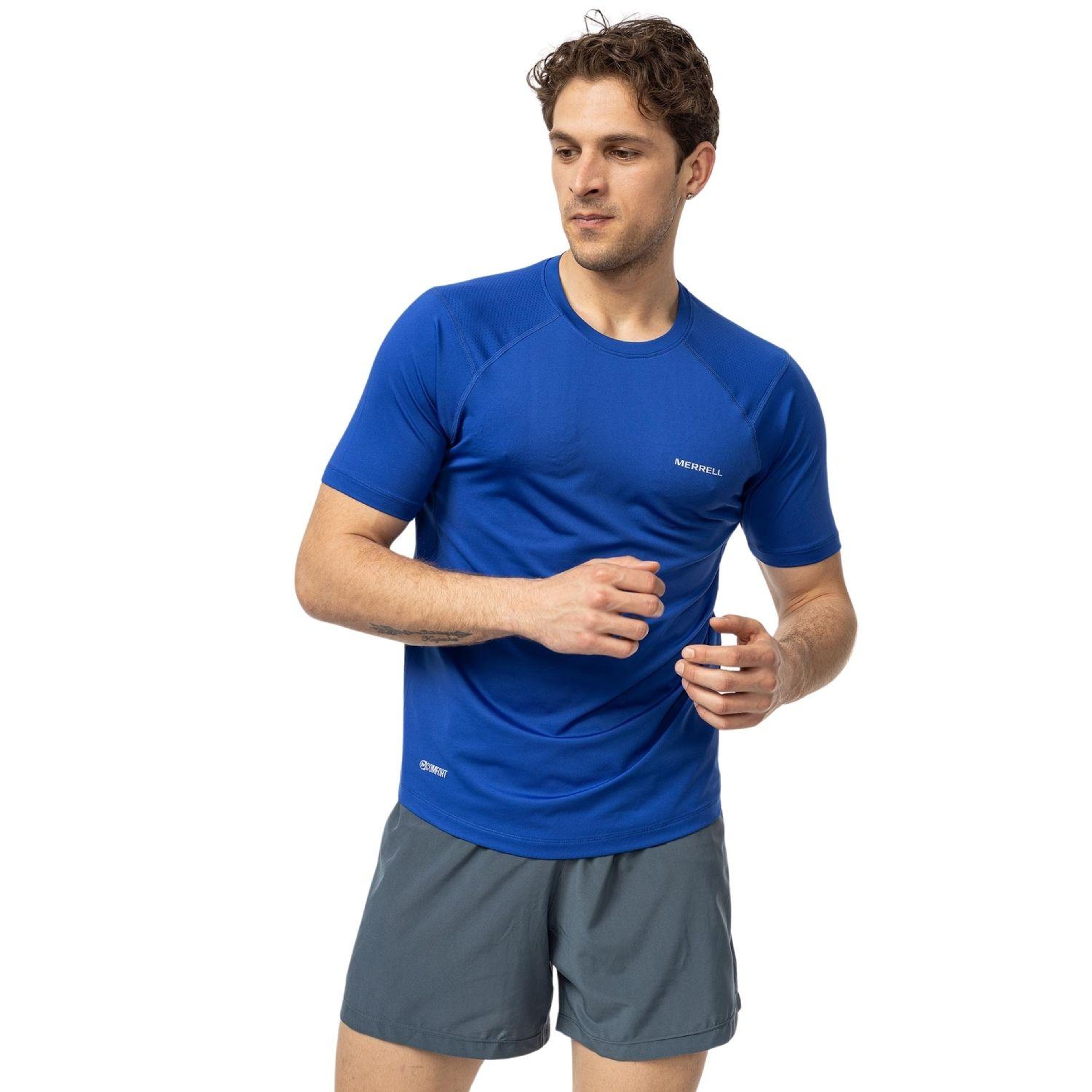 Merrell Till Erkek Mavi Koşu Tişört