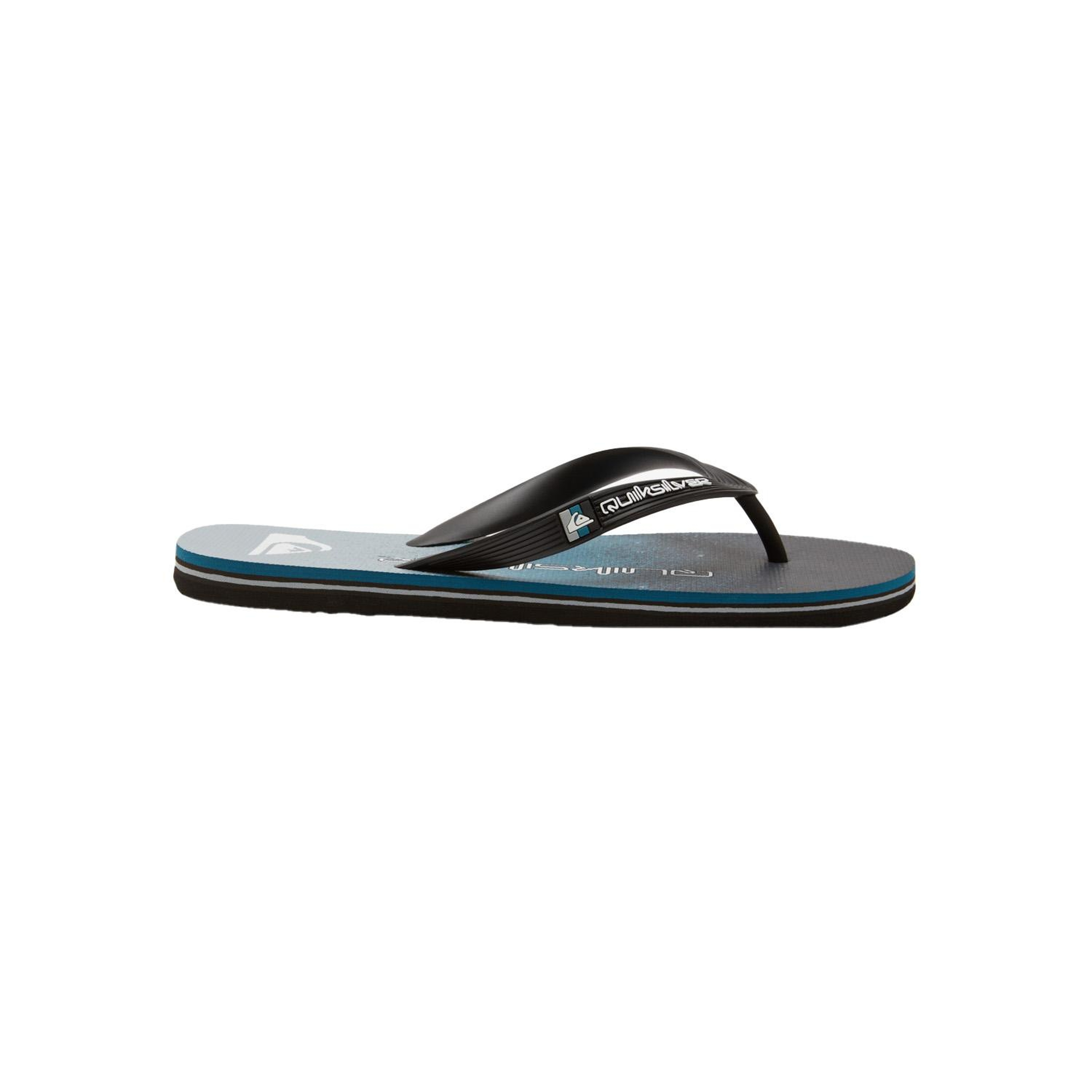 Quiksilver Erkek Terlik Molokai Art II Siyah/Mavi/Gri Günlük Giyim
