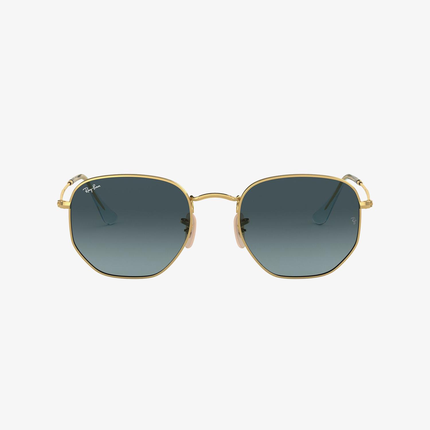 RAY-BAN 0RB3548N Hexagonal Unisex Gold Güneş Gözlüğü