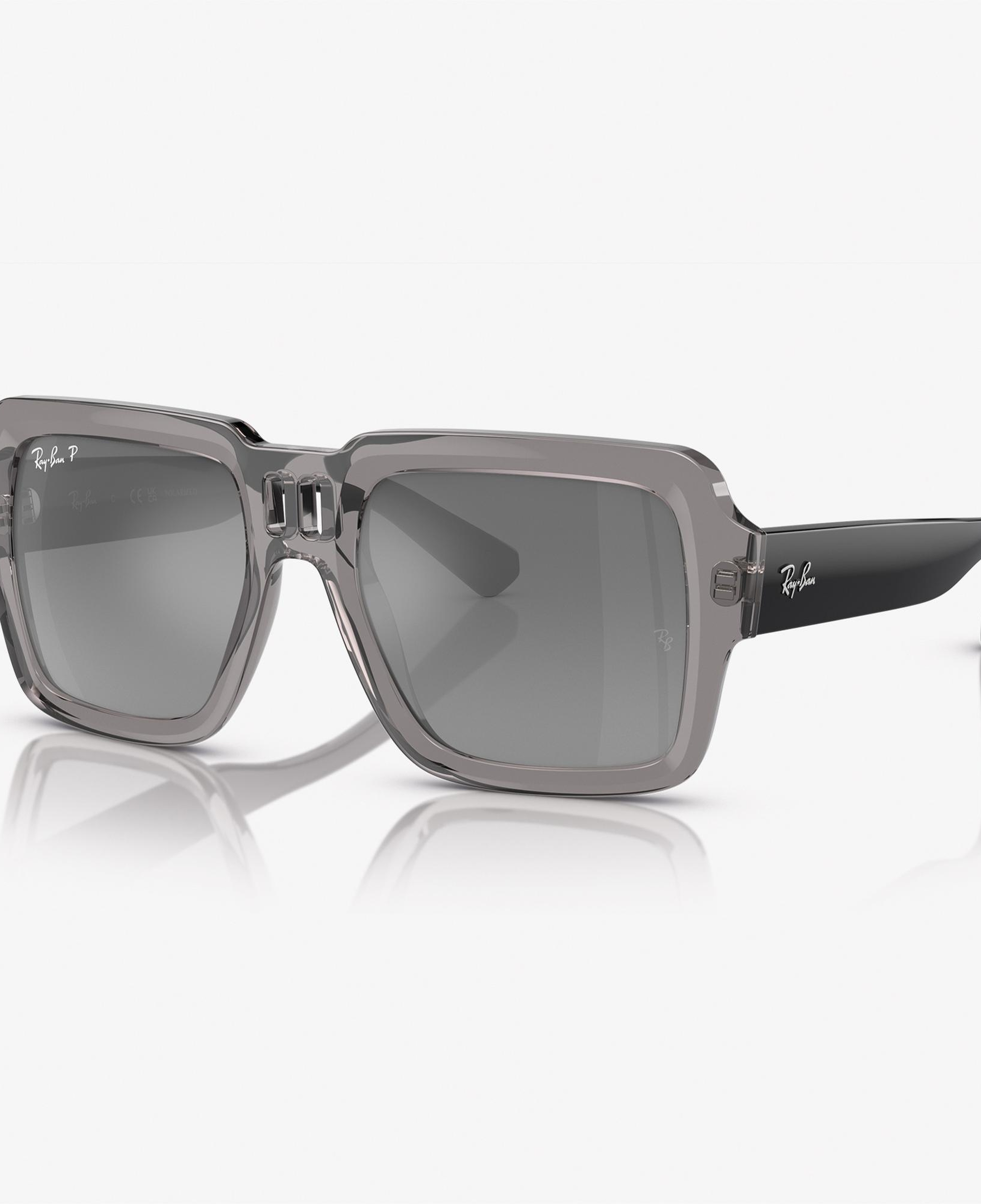 RAY-BAN 0RB4408 Injected Unisex Gri Güneş Gözlüğü