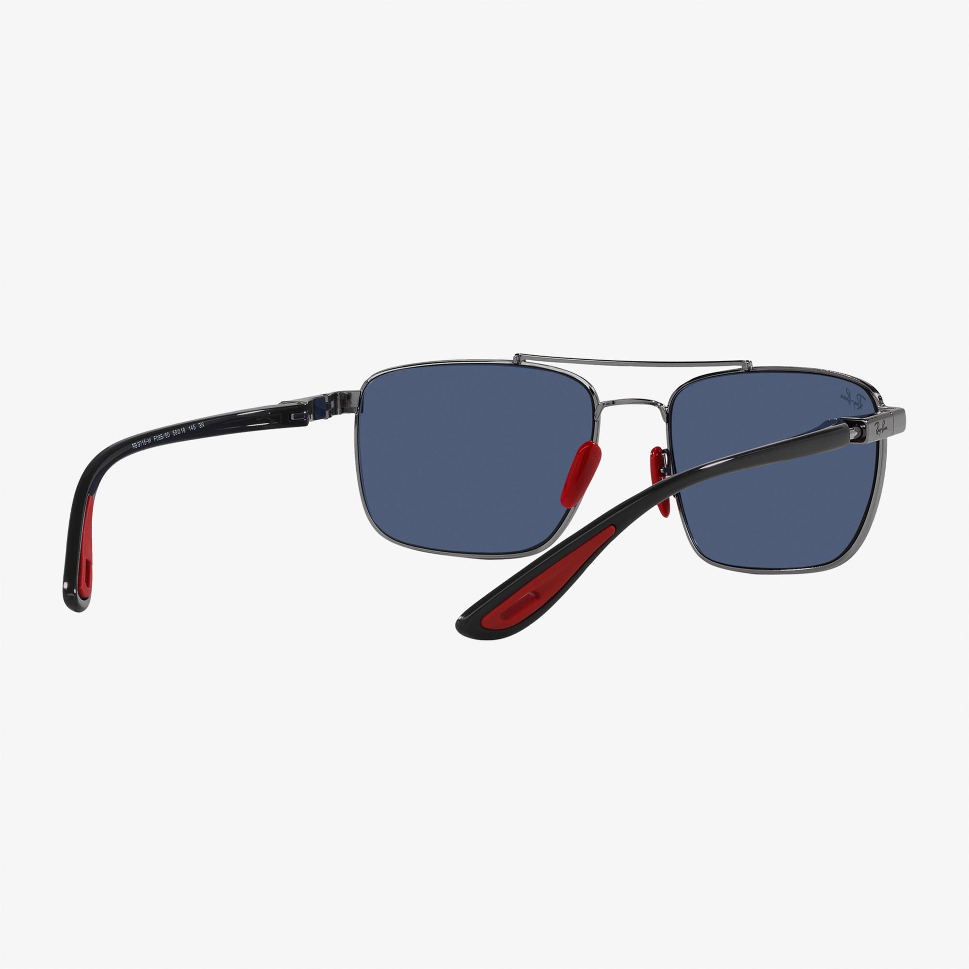RAY-BAN 0RB3715 Unisex Gri Güneş Gözlüğü