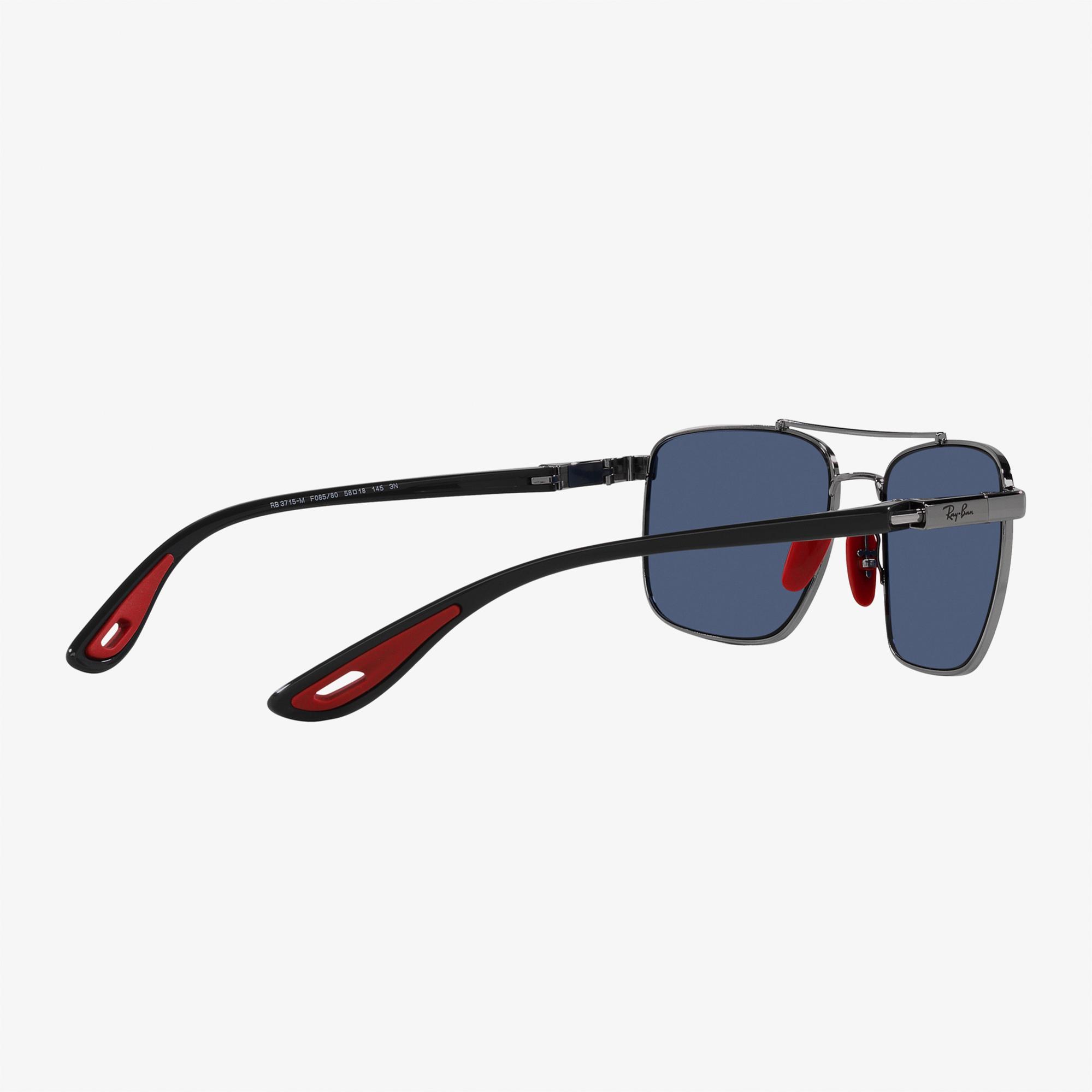 RAY-BAN 0RB3715 Unisex Gri Güneş Gözlüğü