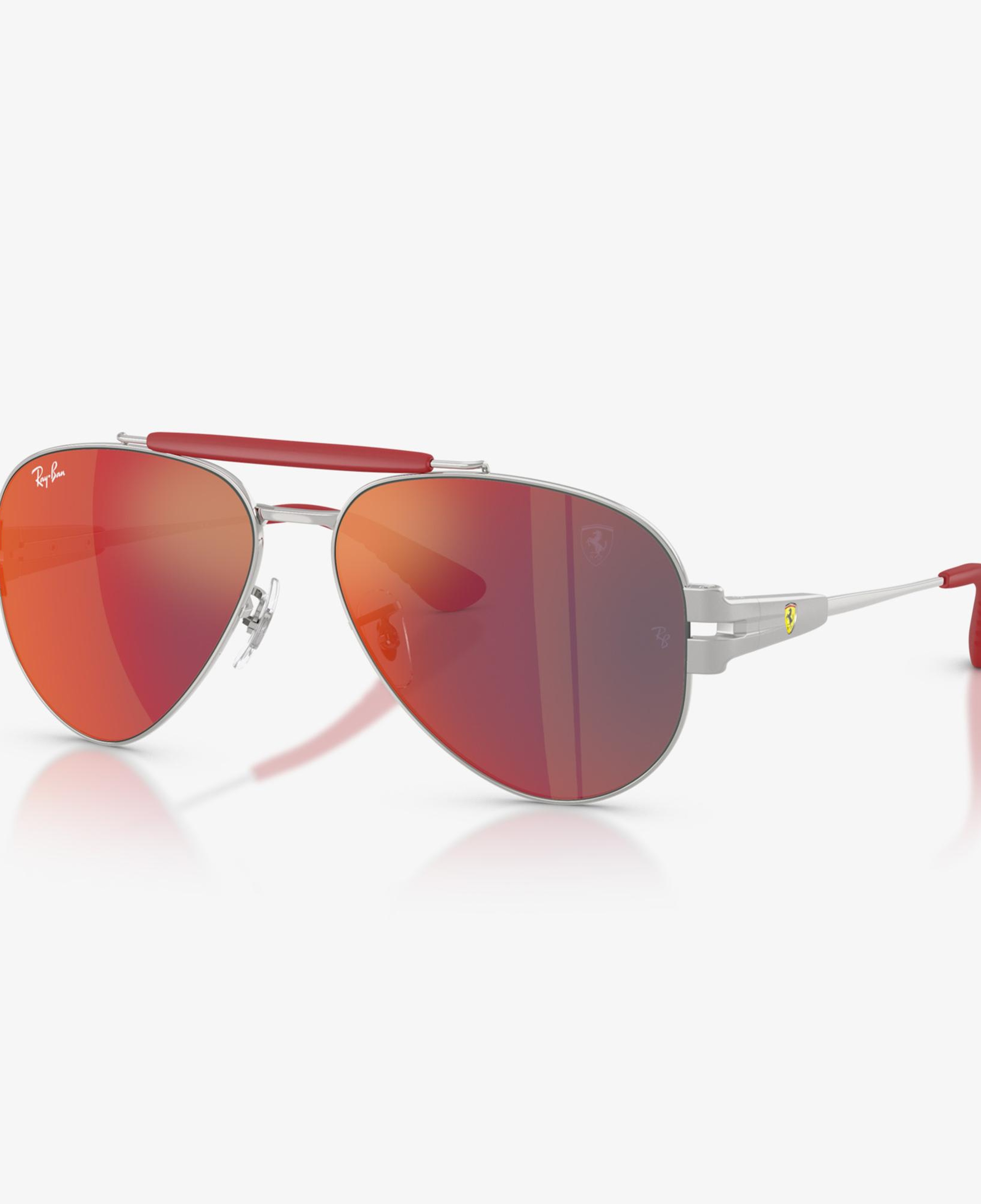 Ray-Ban RB3762M Scuderia Ferrari Collection Unisex Gri Güneş Gözlüğü
