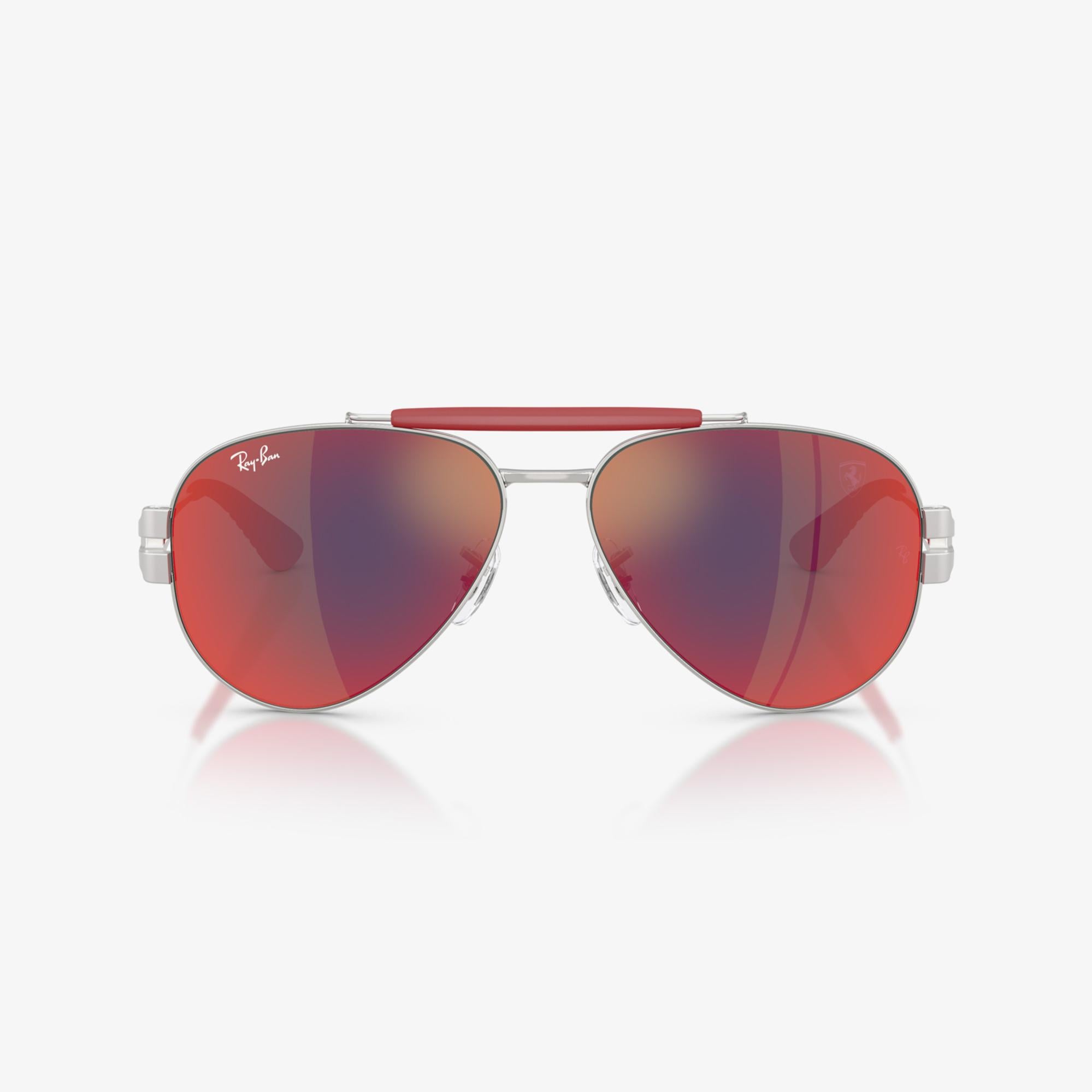 Ray-Ban RB3762M Scuderia Ferrari Collection Unisex Gri Güneş Gözlüğü