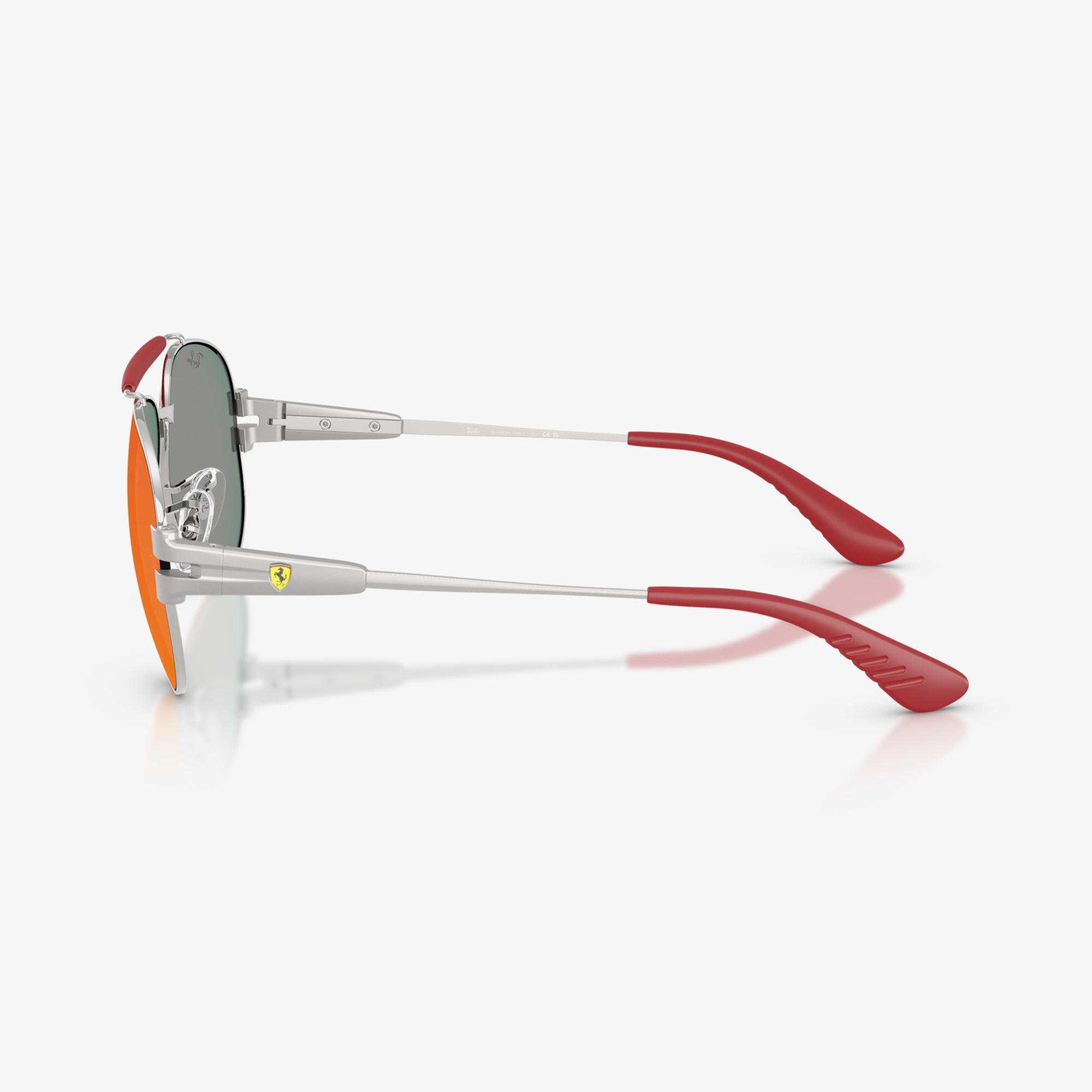 Ray-Ban RB3762M Scuderia Ferrari Collection Unisex Gri Güneş Gözlüğü