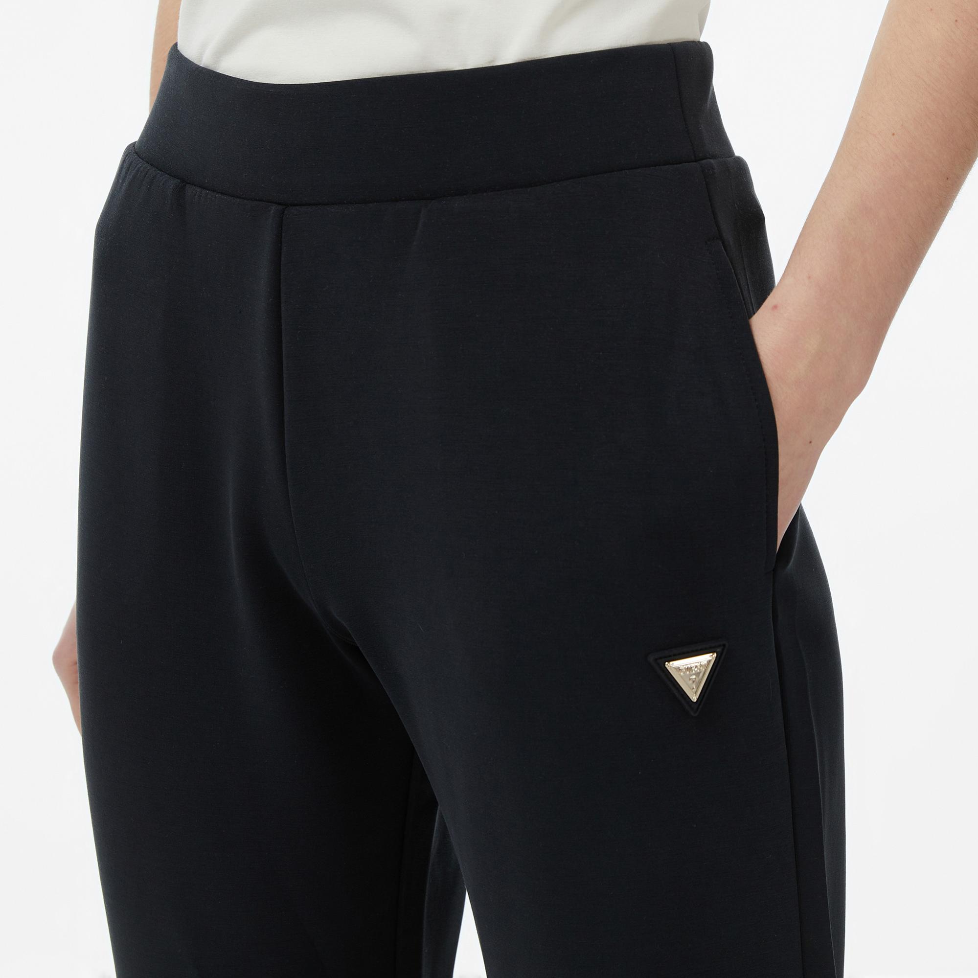 Guess Olympe Aktif Modal Karışımlı Scuba Kadın Siyah Tayt