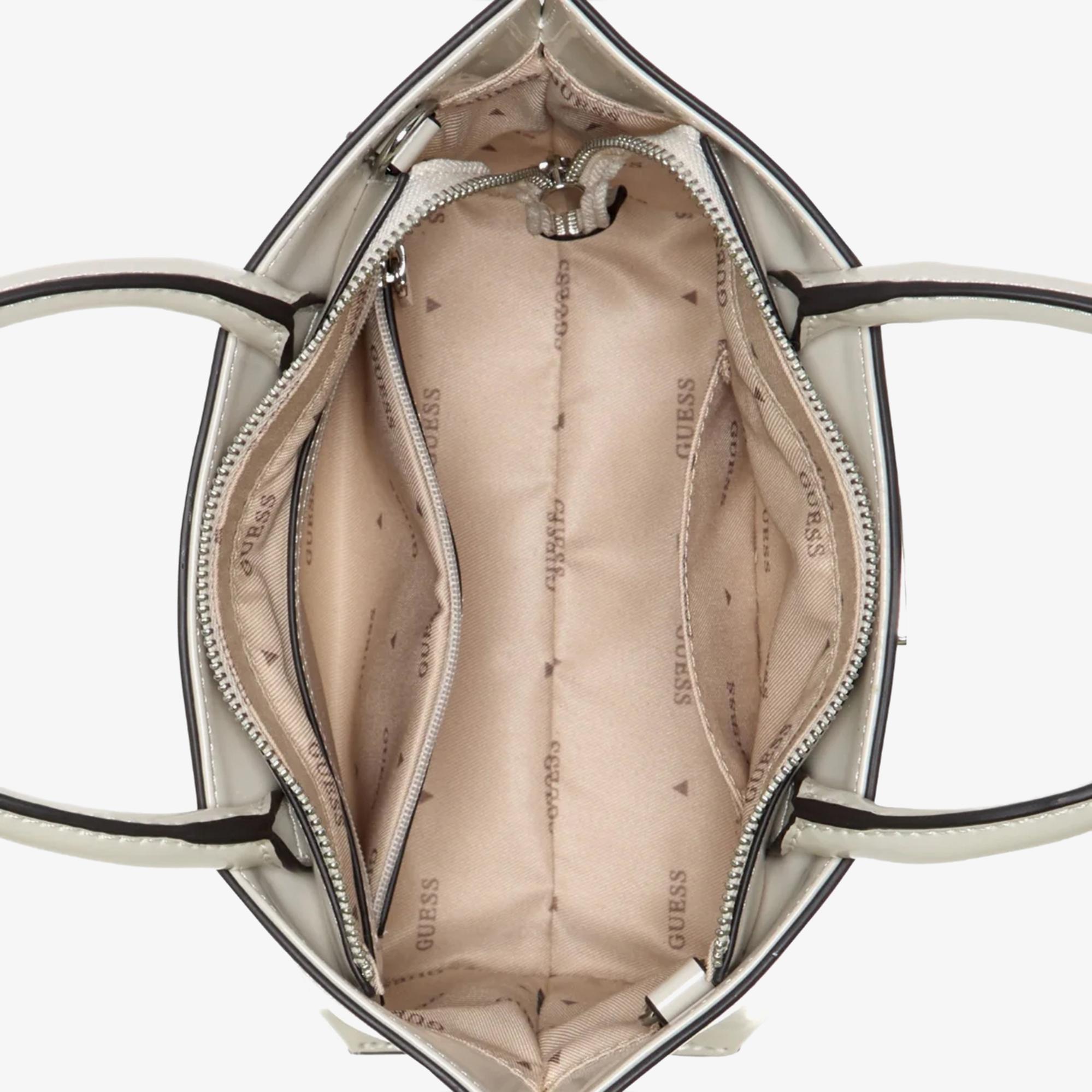 Guess Arnela Iı Tote Kadın Ekru Omuz Çantası