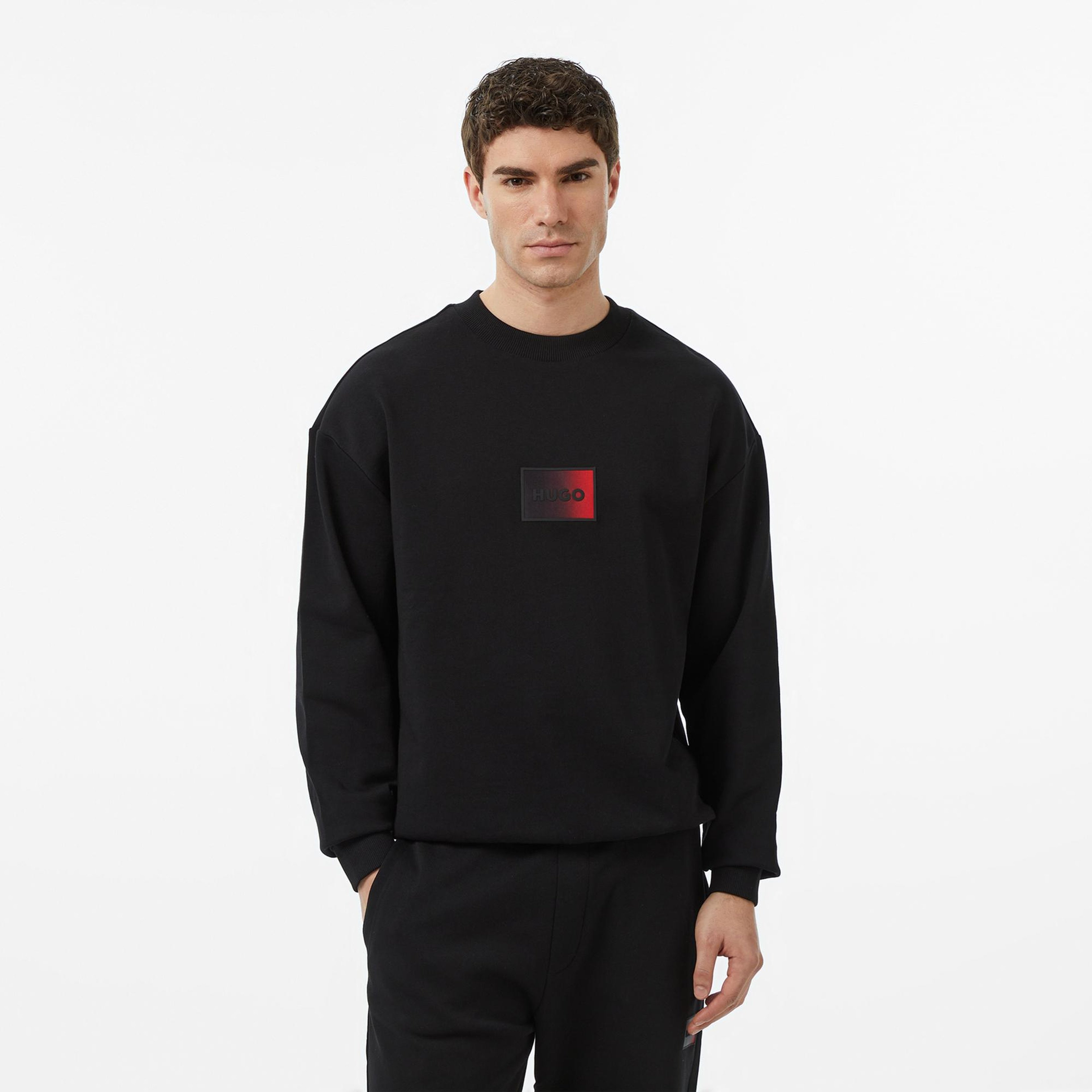 Hugo Danoto Erkek Siyah Sweatshirt