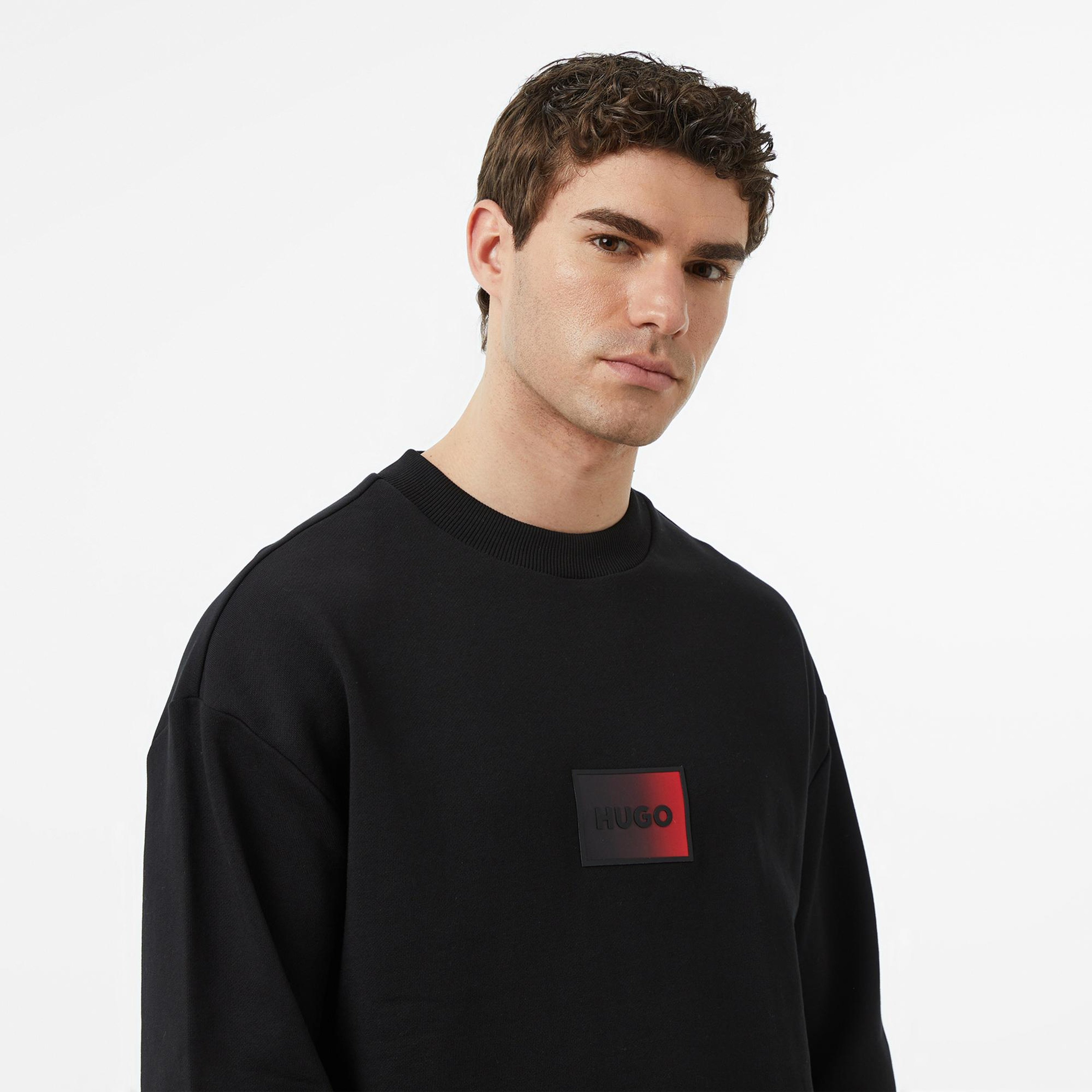 Hugo Danoto Erkek Siyah Sweatshirt