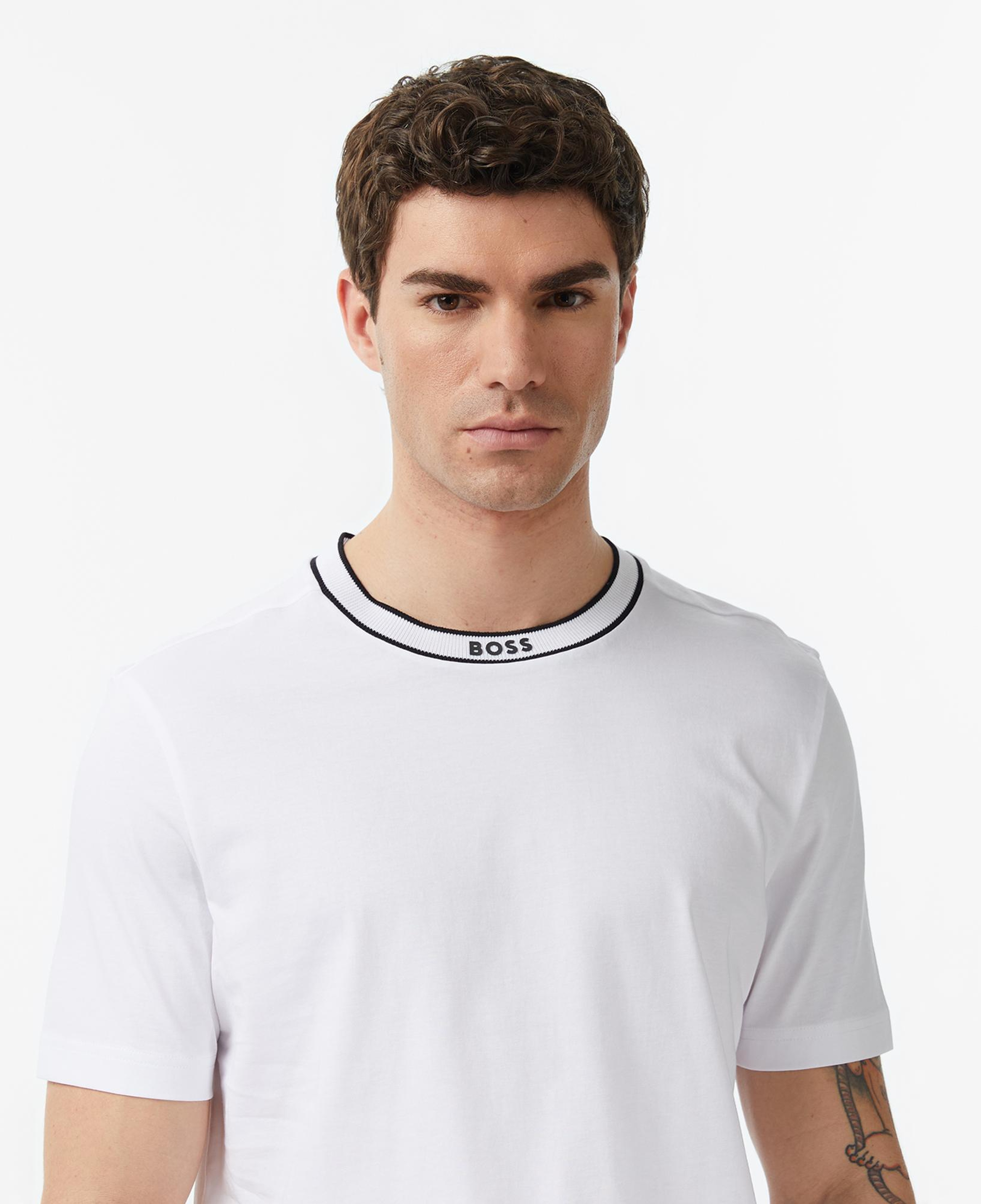 Boss Erkek Beyaz T-Shirt