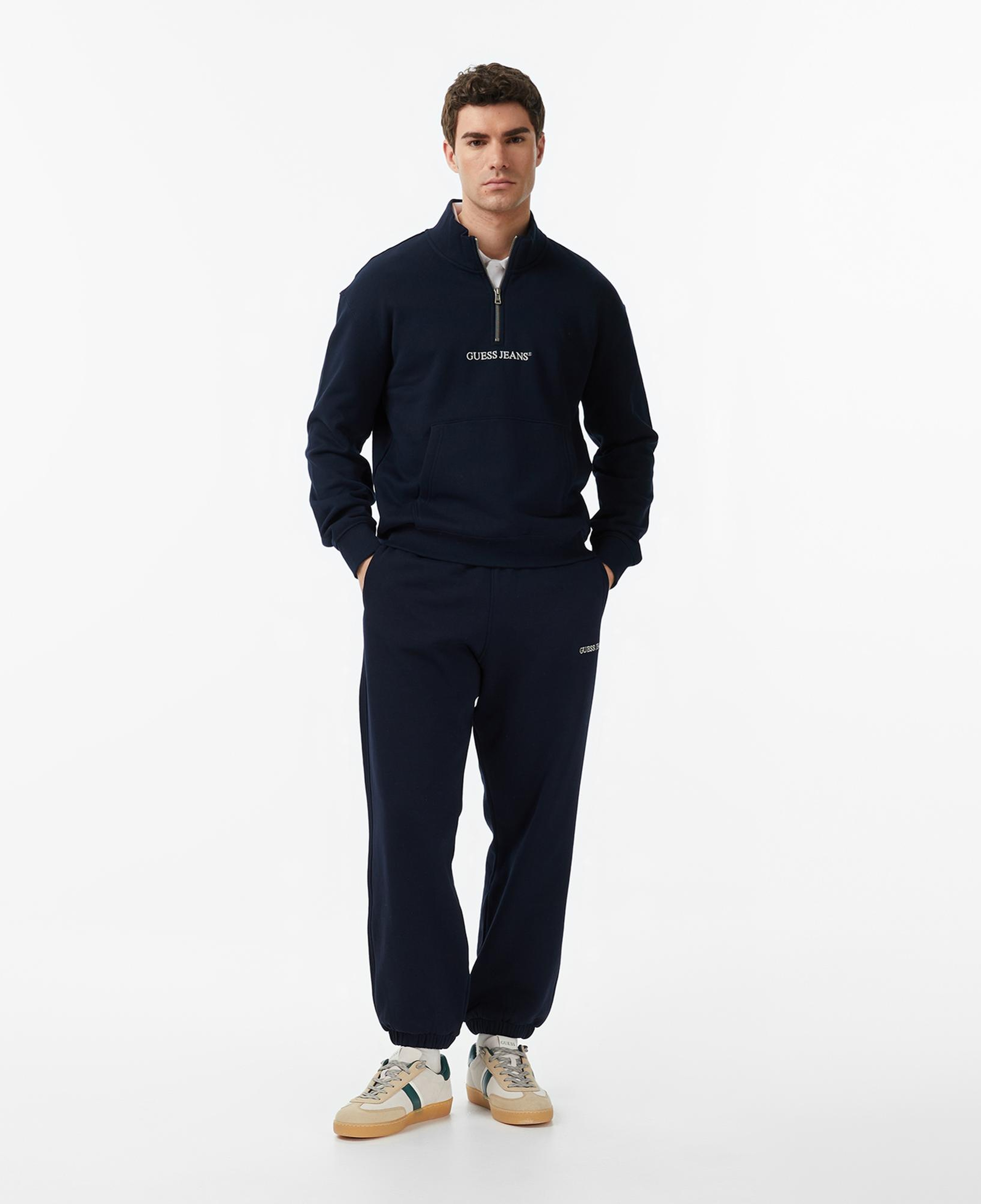 Guess Jeans Terry Regular Fit Erkek Lacivert Pantolon