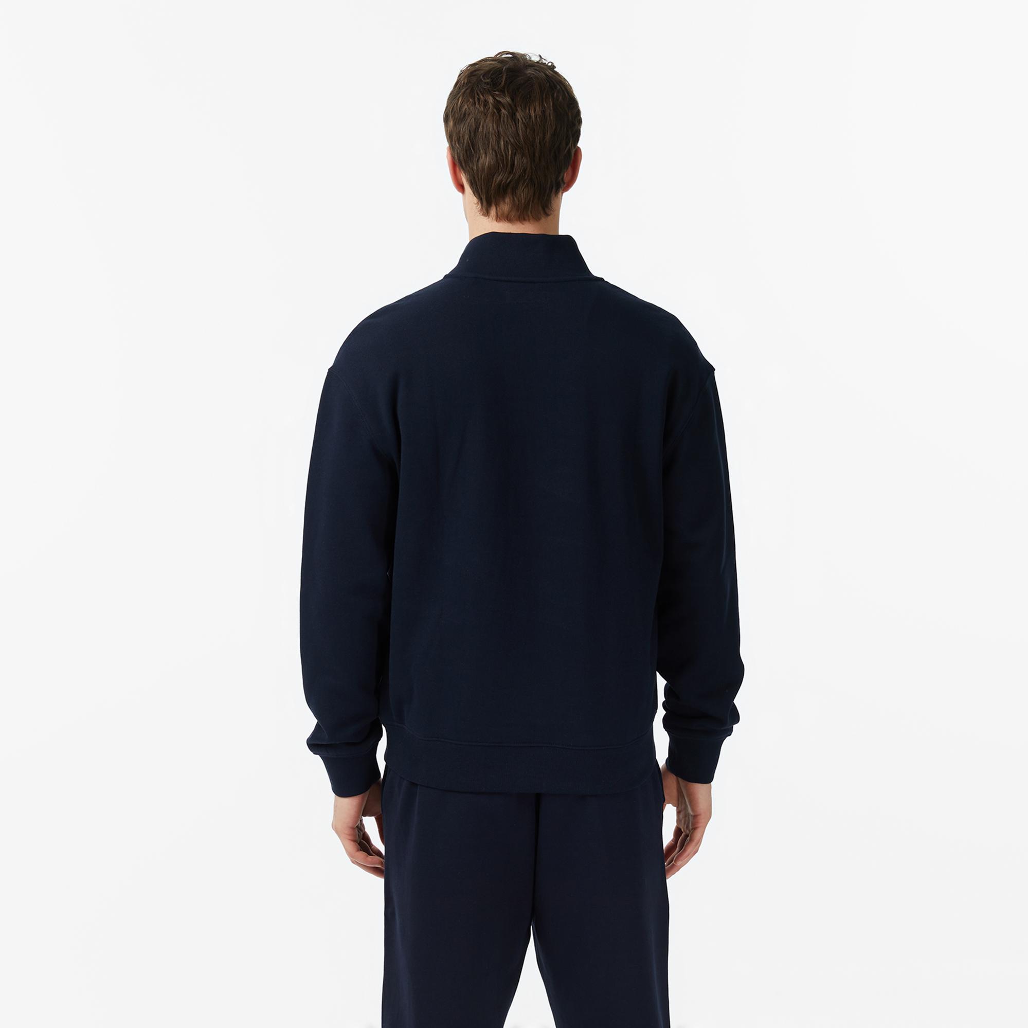 Guess Jeans Iconic Erkek Lacivert Sweatshirt