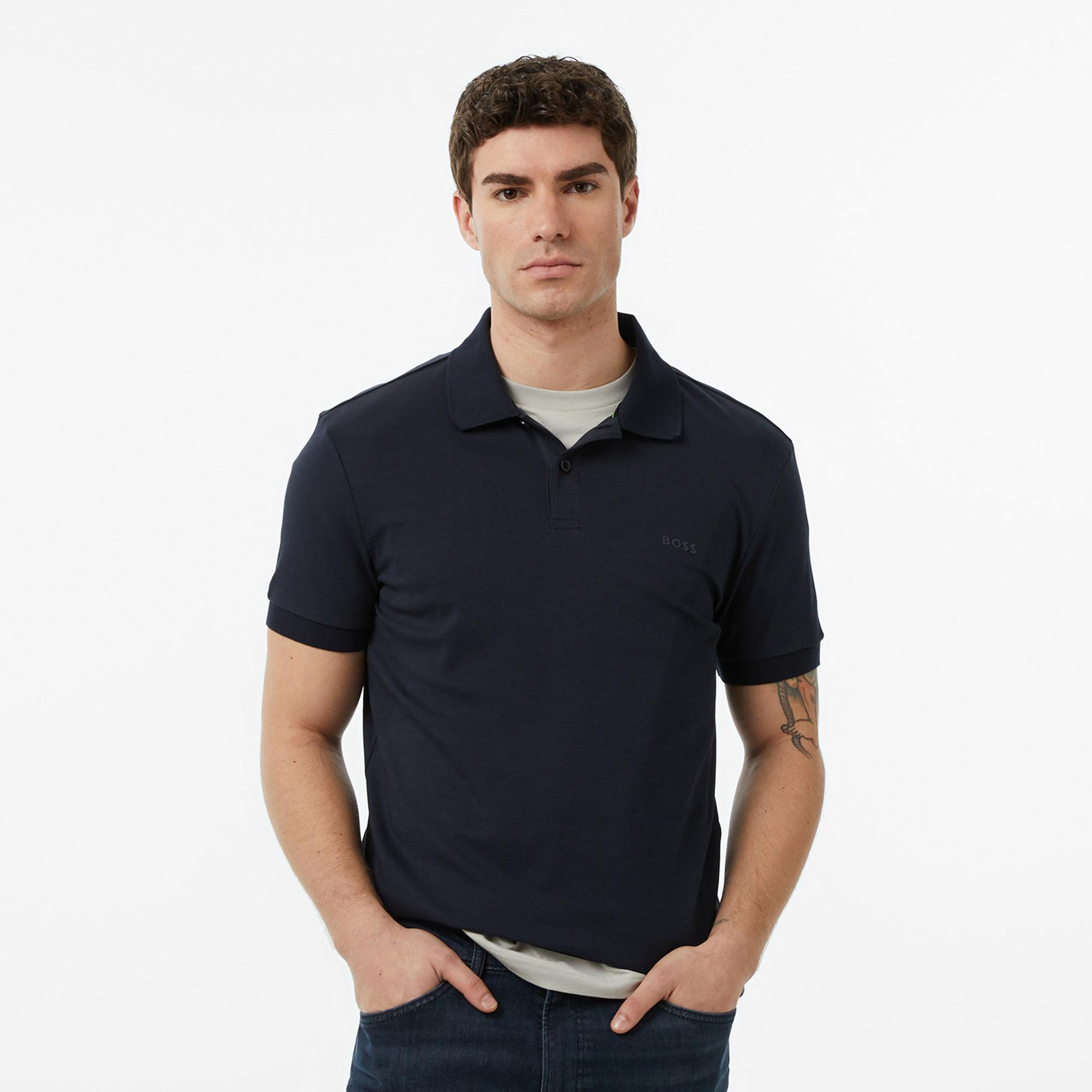 Boss Pio 2 Erkek Lacivert Polo