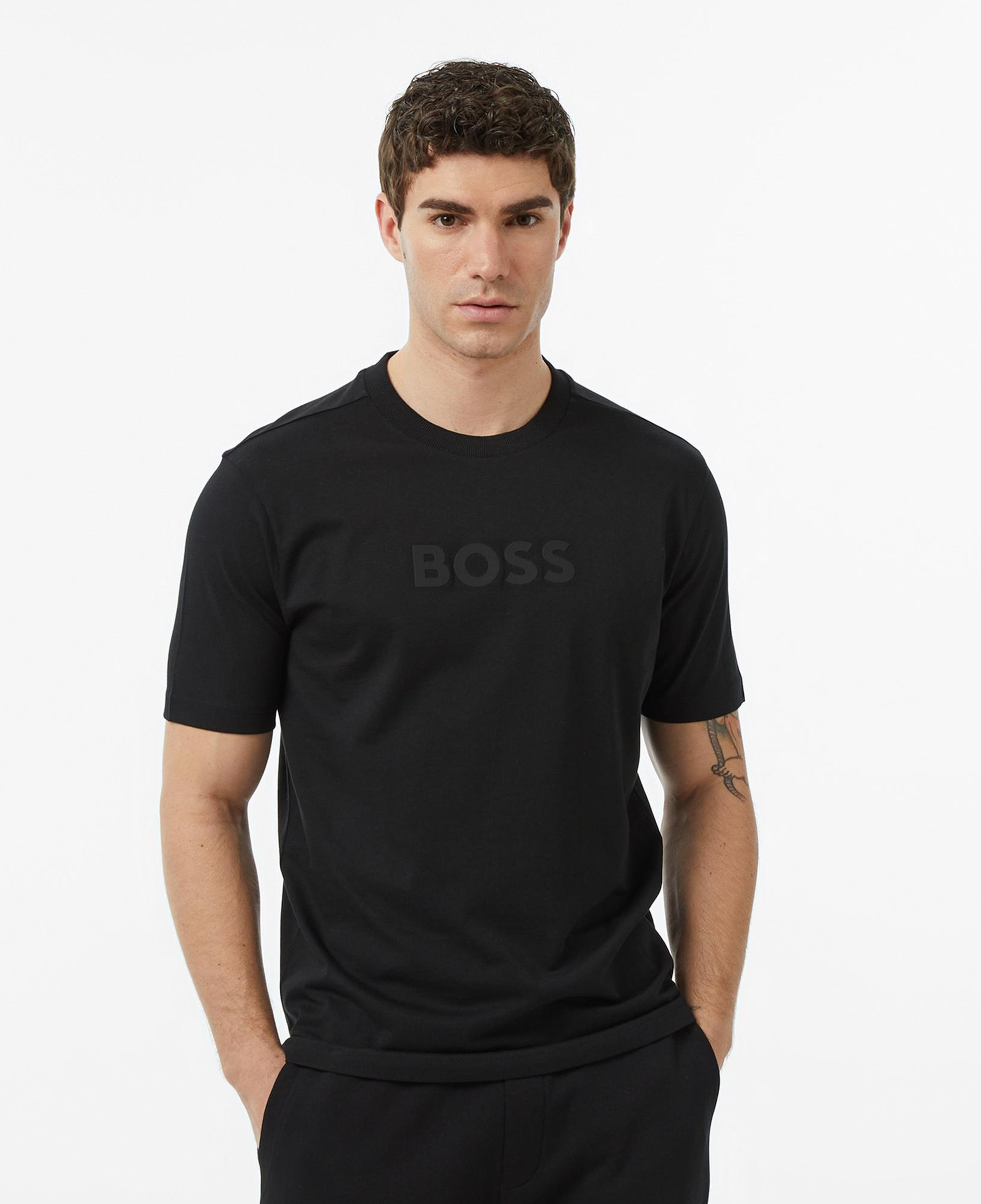 Boss TS Logo Erkek Siyah T-Shirt