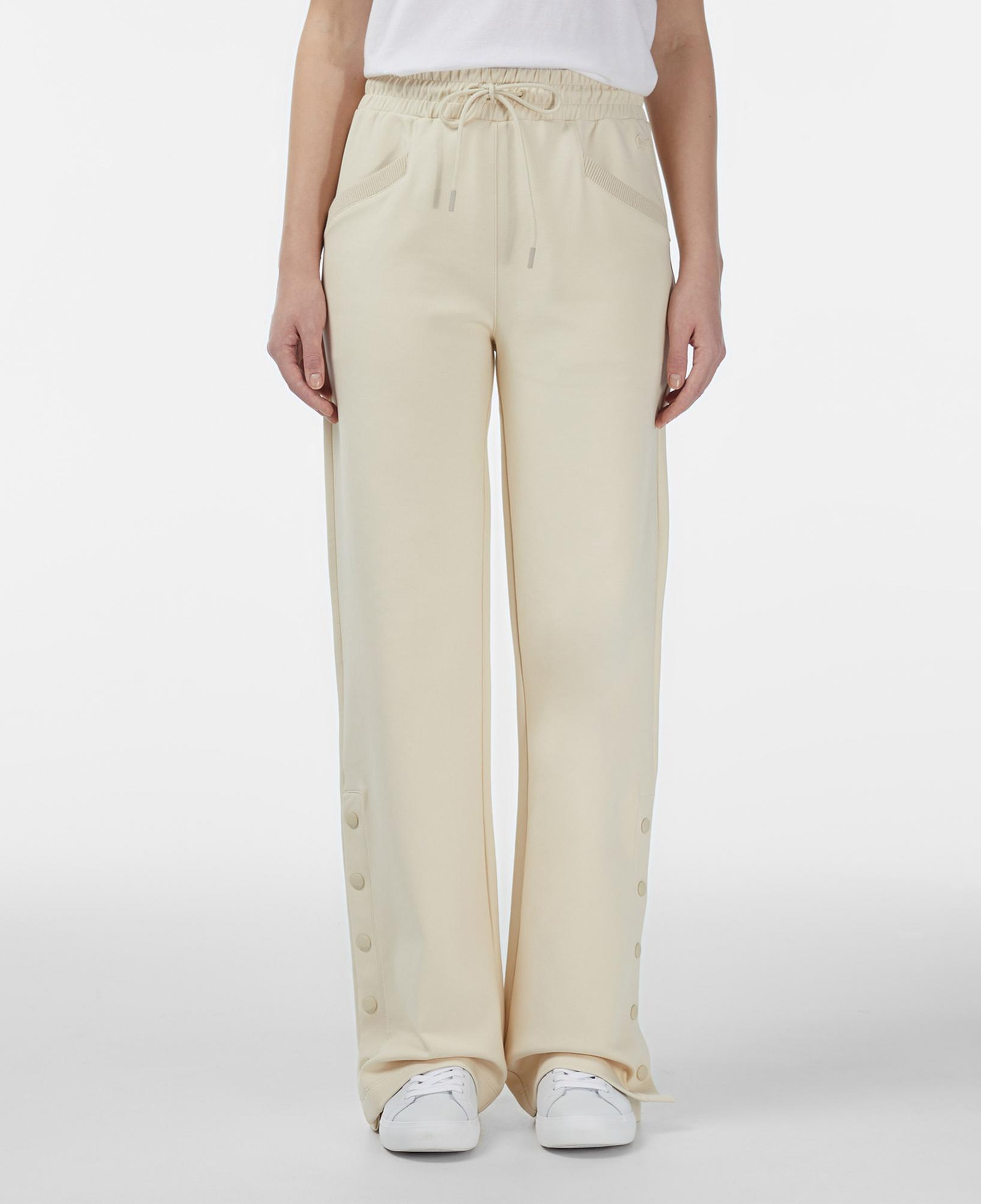 Lacoste Kadın Straight Fit Krem Eşofman Altı