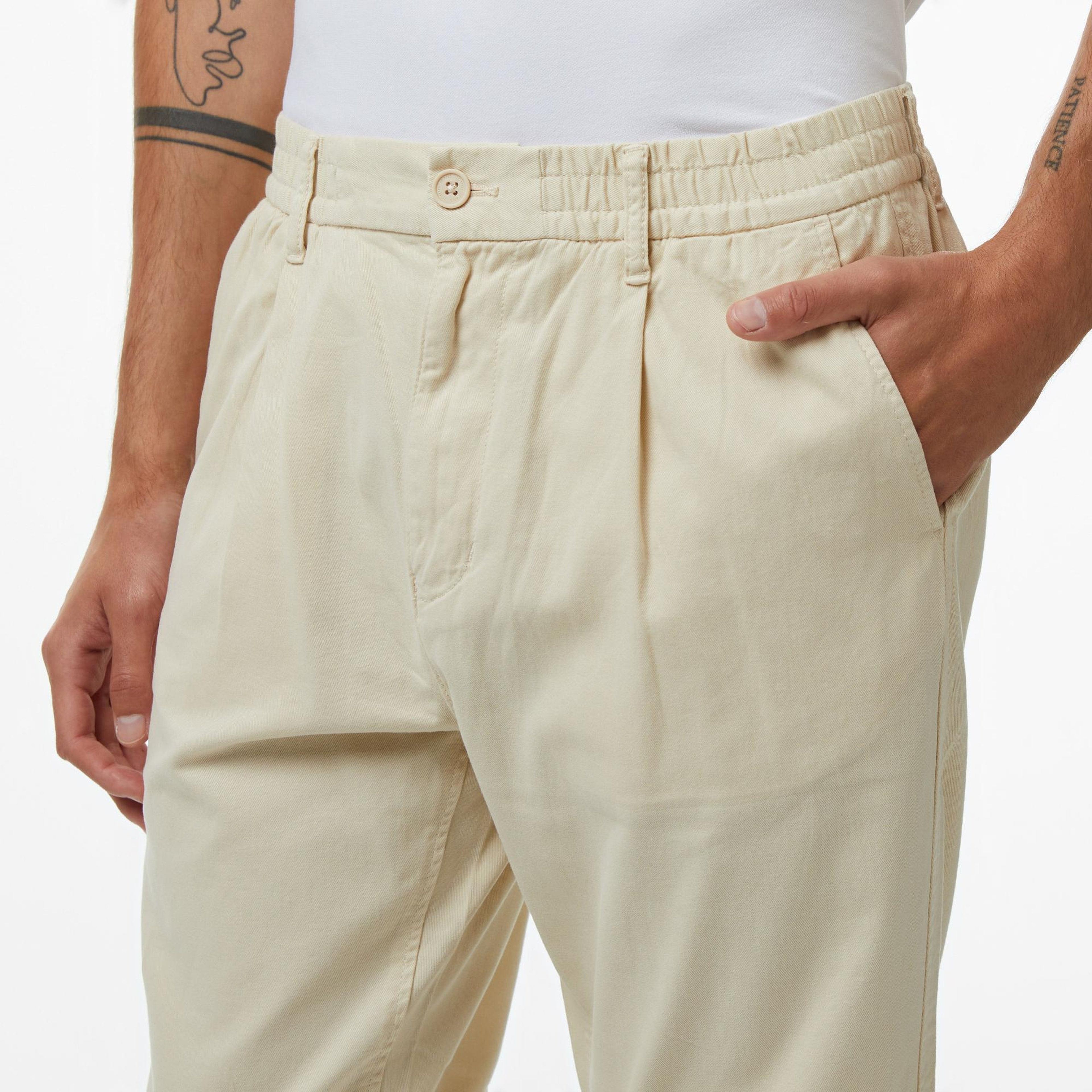 Tommy Hilfiger İsaac Light Cotton Erkek Bej Pantolon