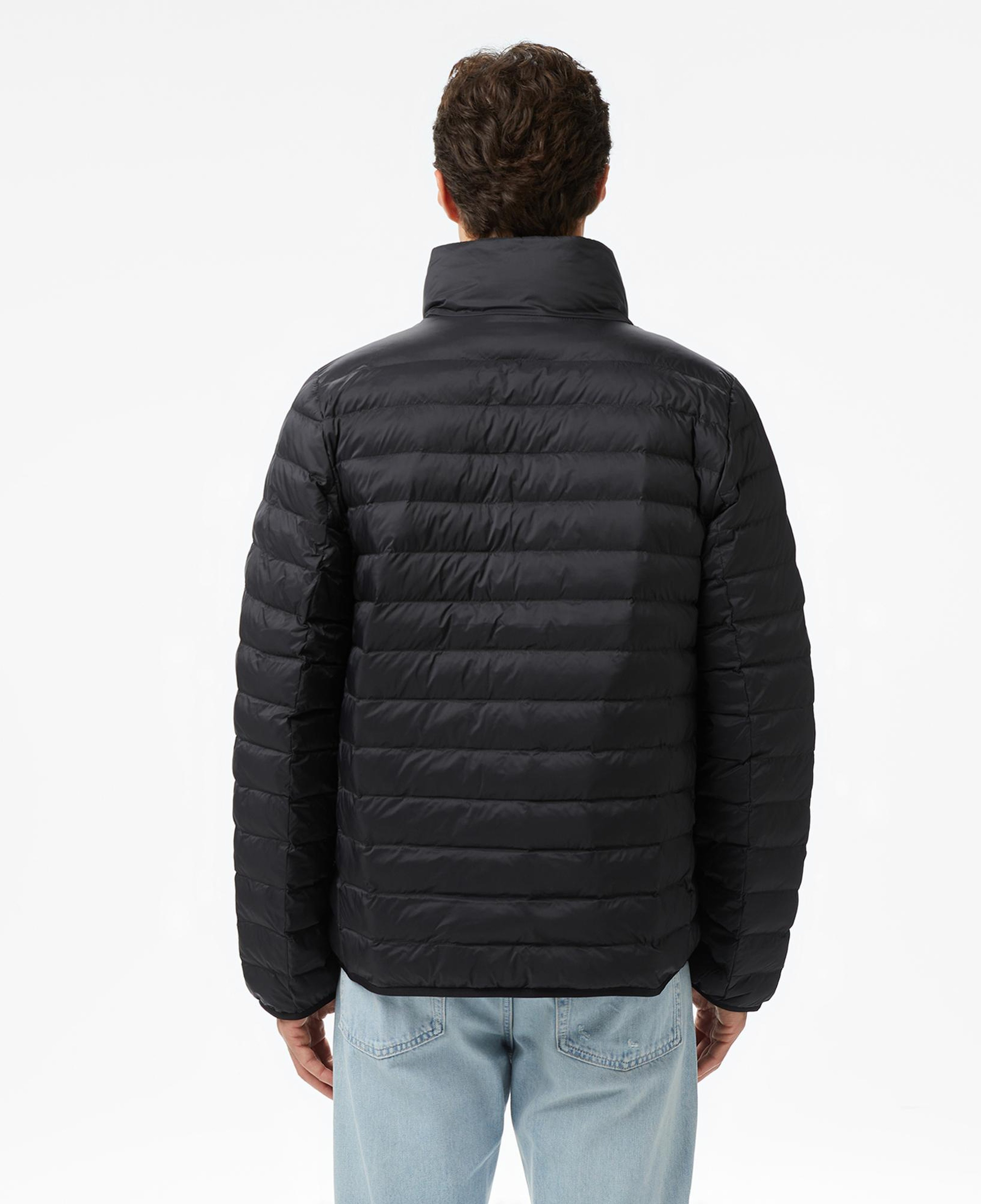 Calvin Klein Nylon Channeled Puffer Erkek Siyah Mont