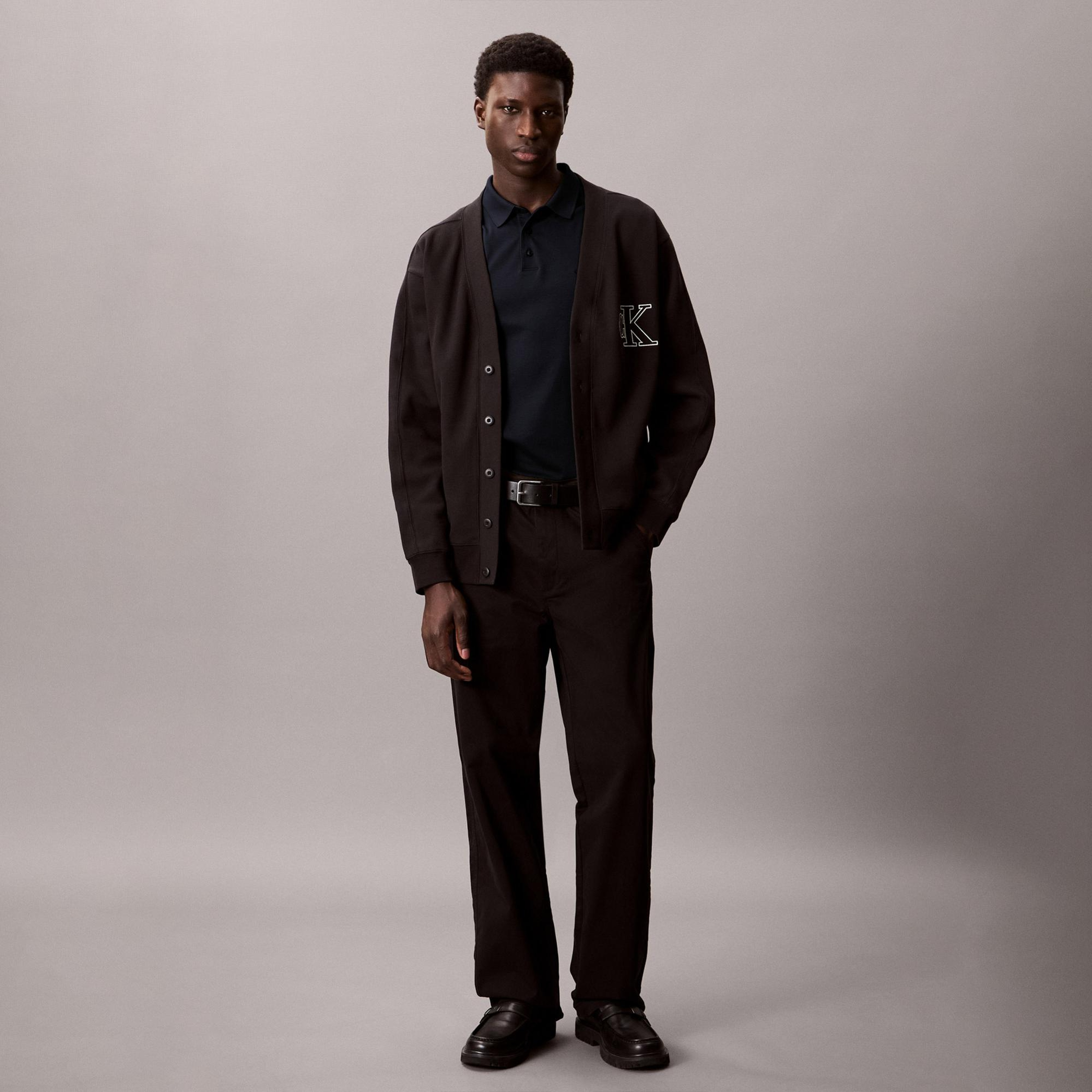 Calvin Klein Supima Erkek Lacivert Polo