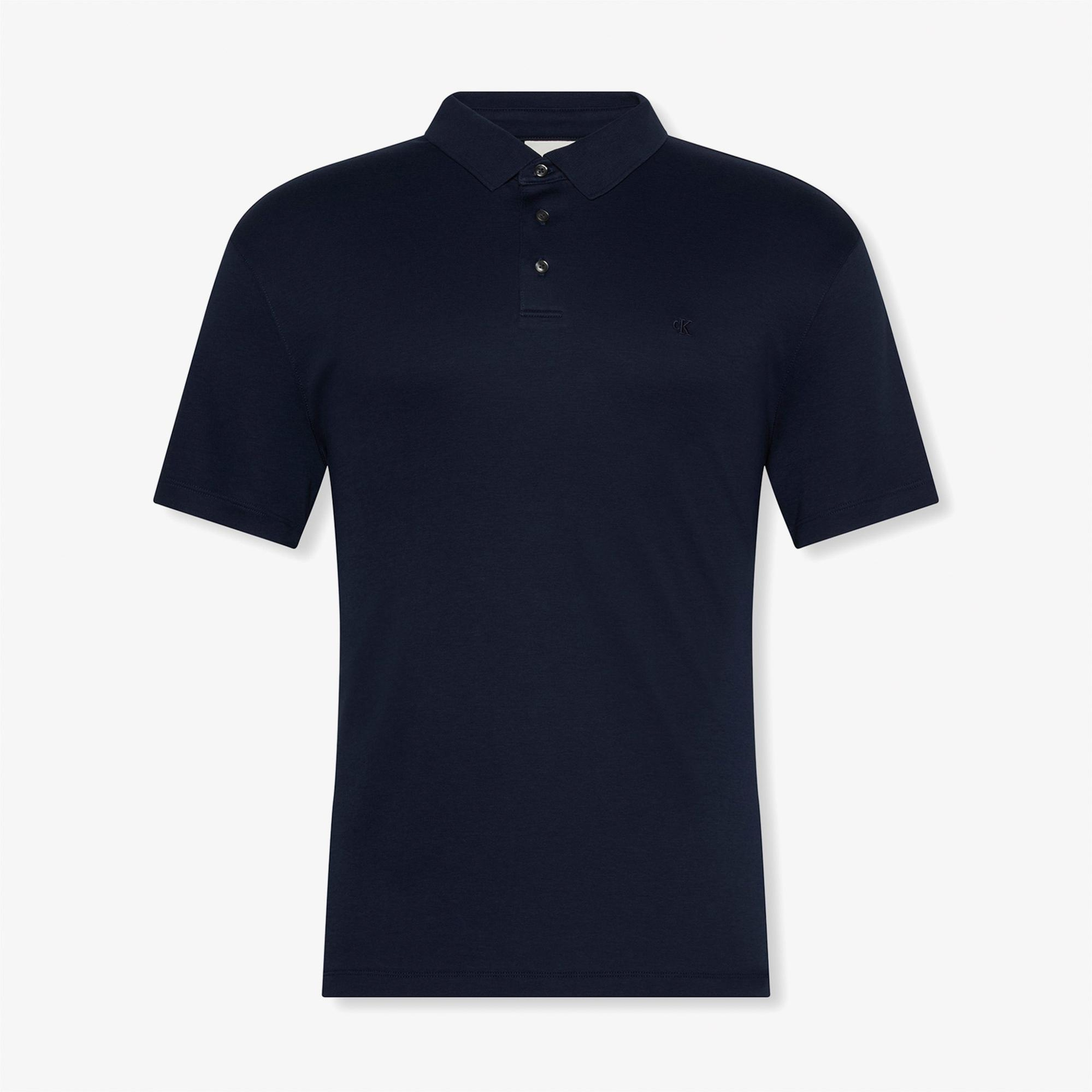 Calvin Klein Supima Erkek Lacivert Polo