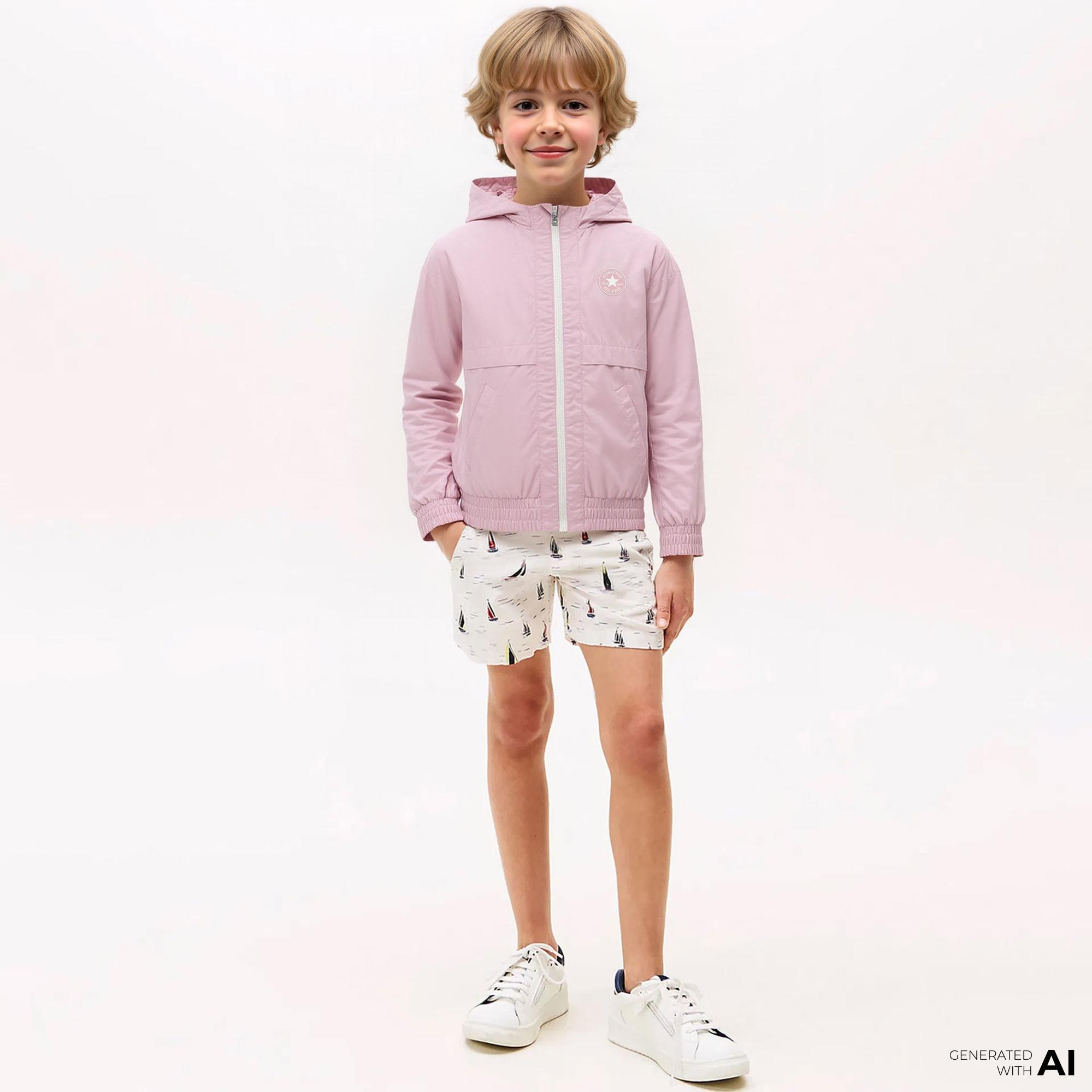 Converse Çocuk Pembe Yağmurluk