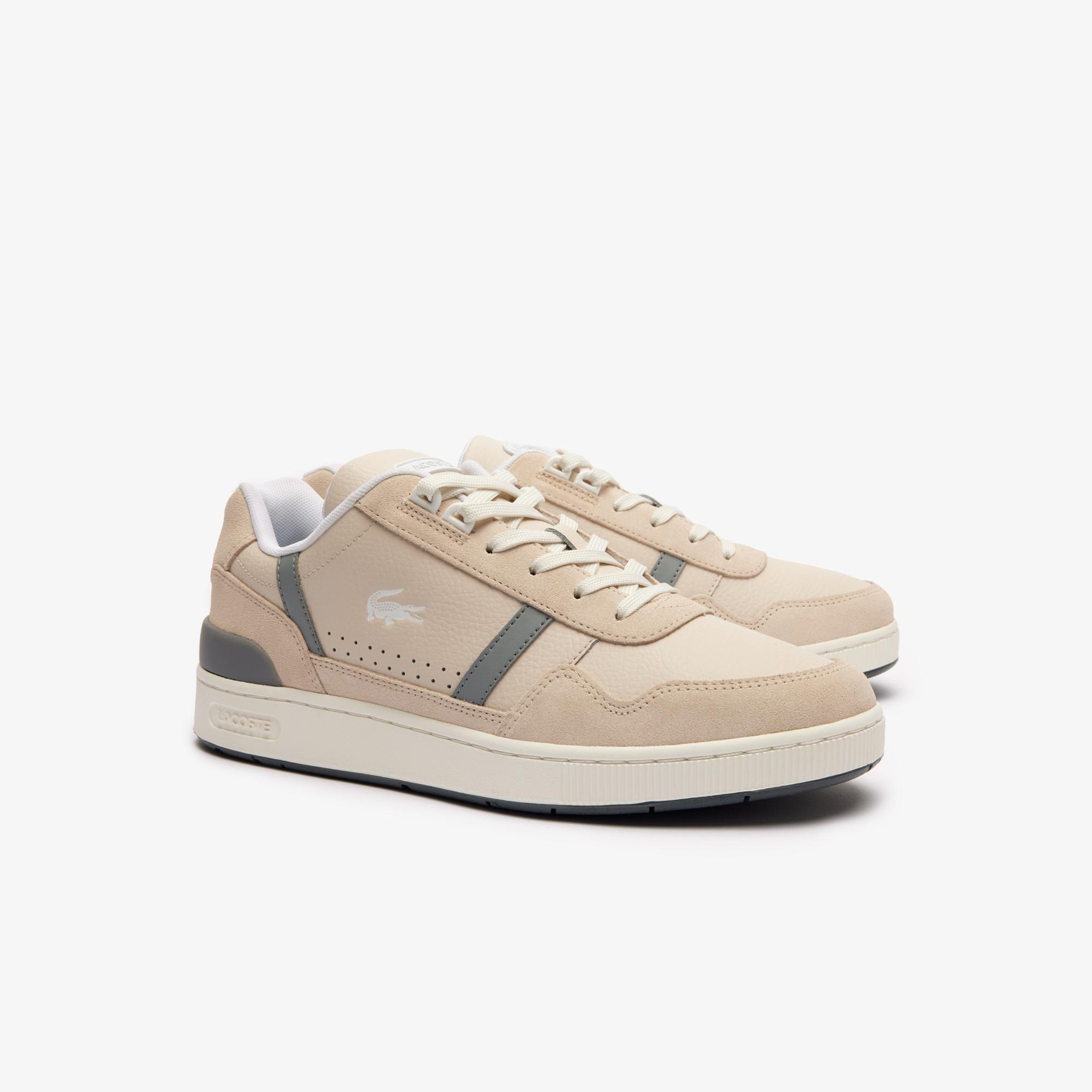 Lacoste T-Clip Erkek Bej Sneaker