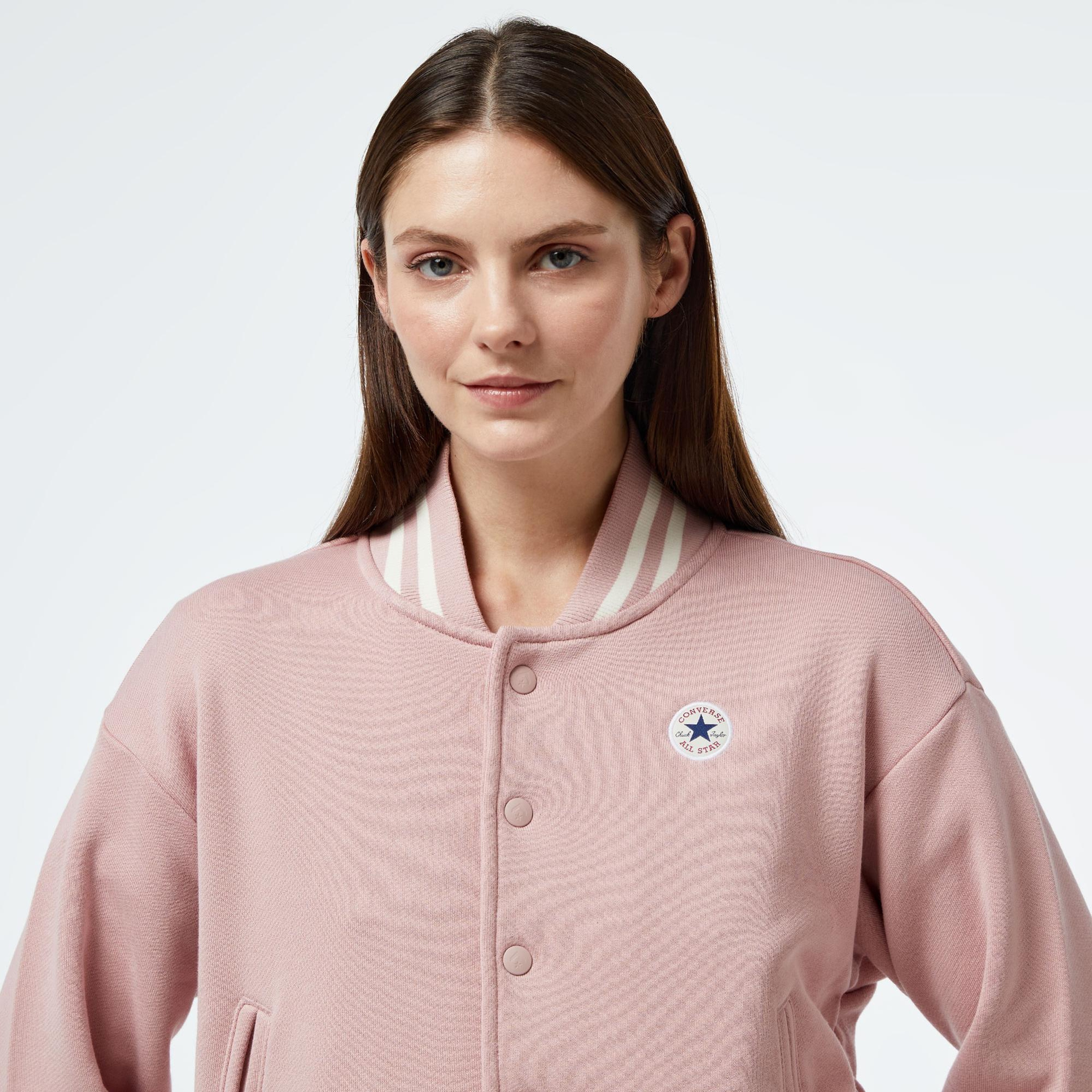 Converse Bomber Kadın Pembe Ceket