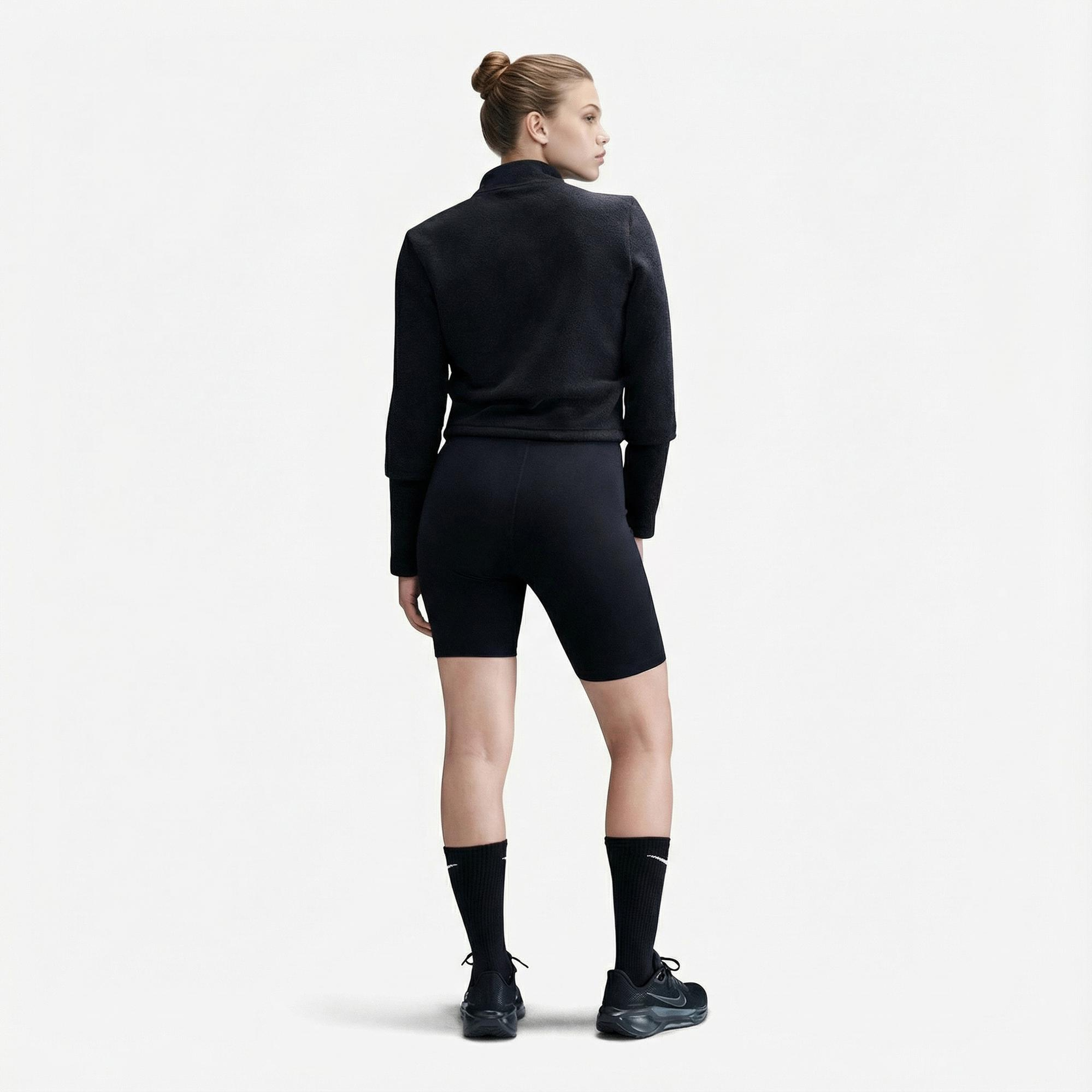 Nike Sportswear Phoenix Plush Kadın Siyah Sweatshirt