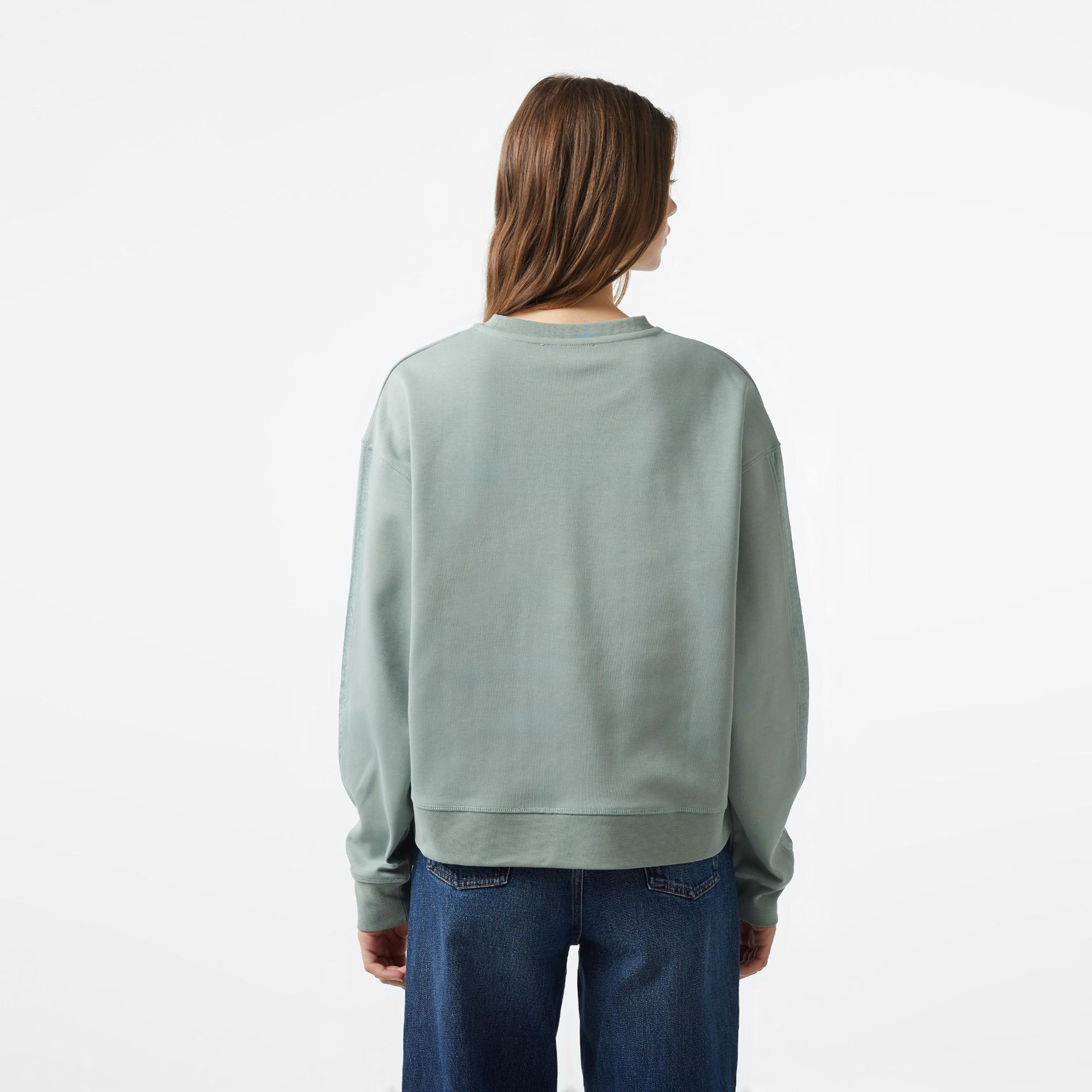 Les Benjamins 404 Kadın Yeşil Sweatshirt