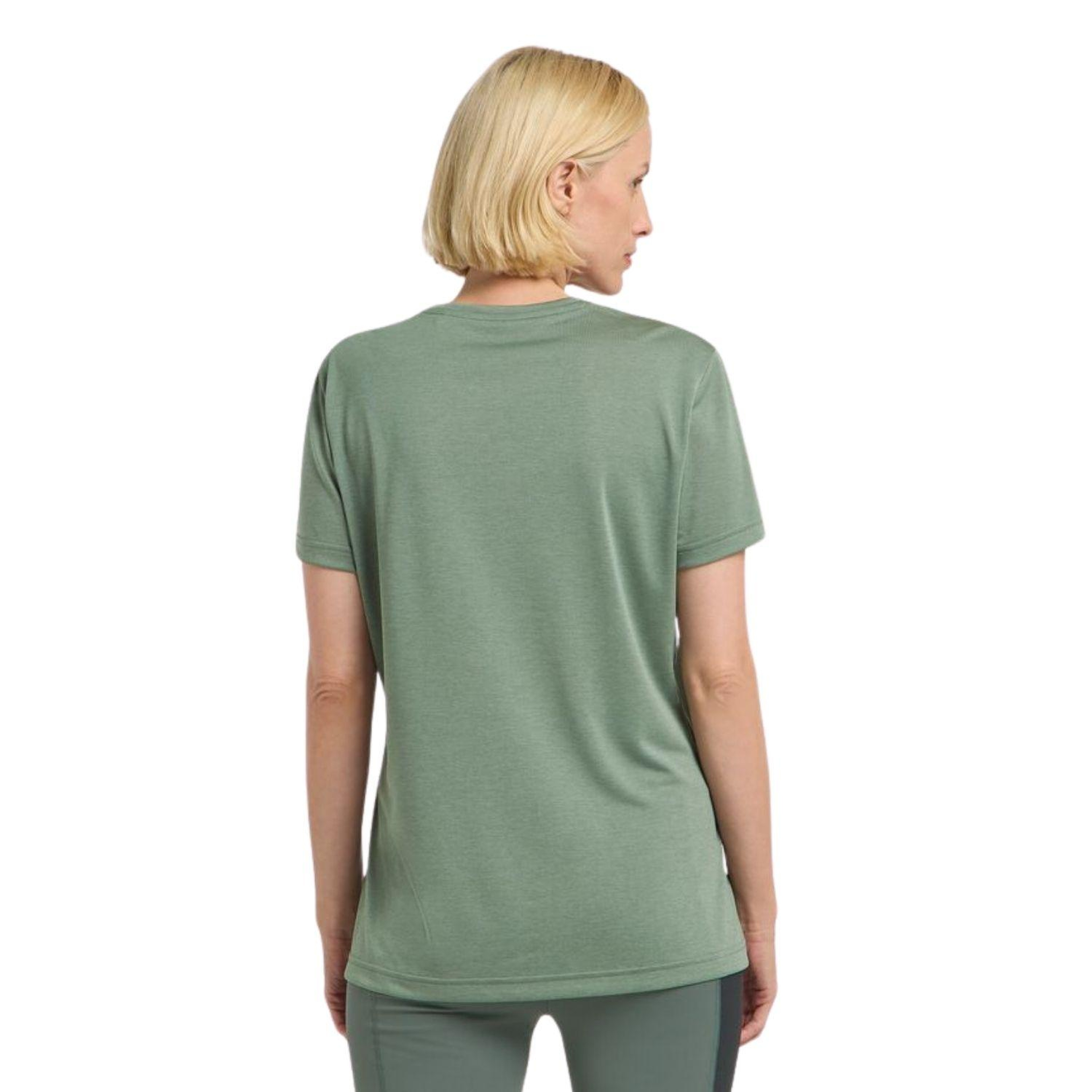 Jack Wolfskin Crosstrail T Kadın Yeşil Tişört