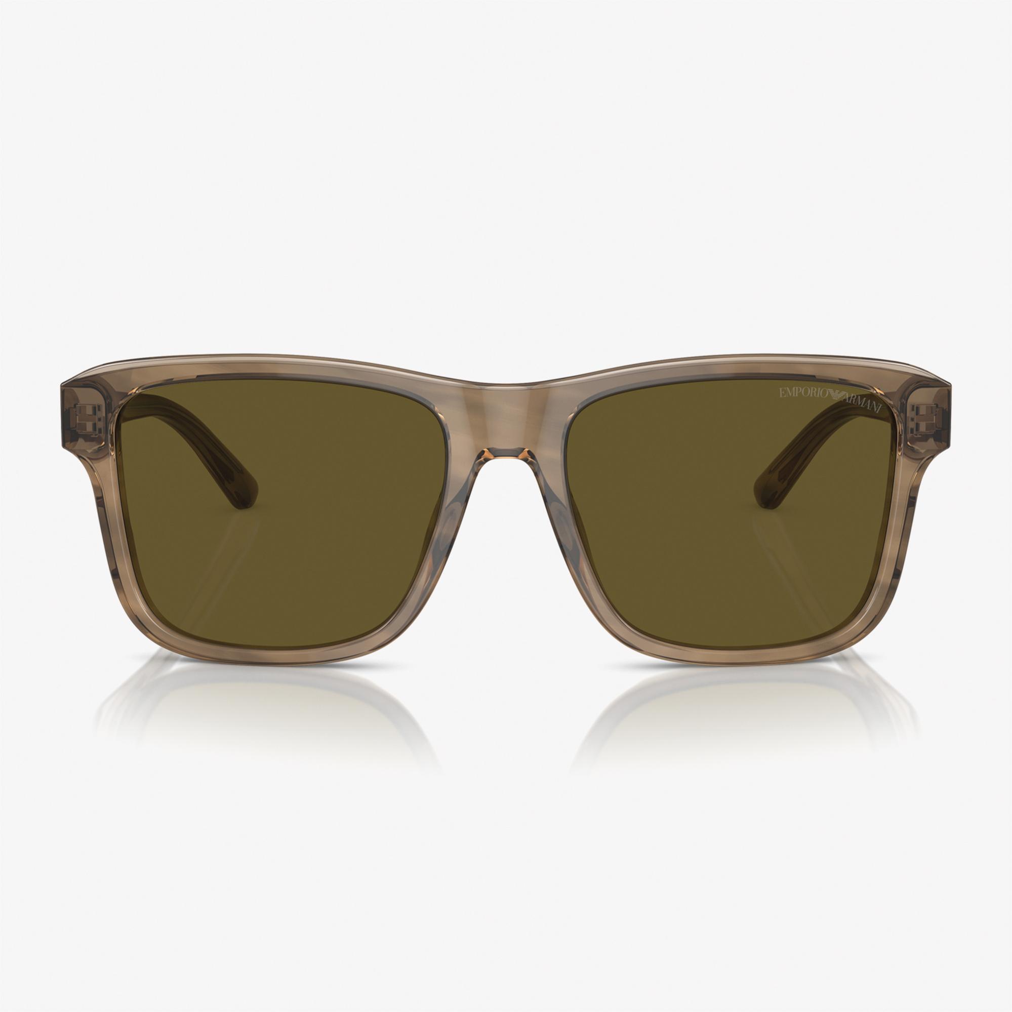 Emporio Armani 0EA4208 Acetate Erkek Kahverengi Güneş Gözlüğü