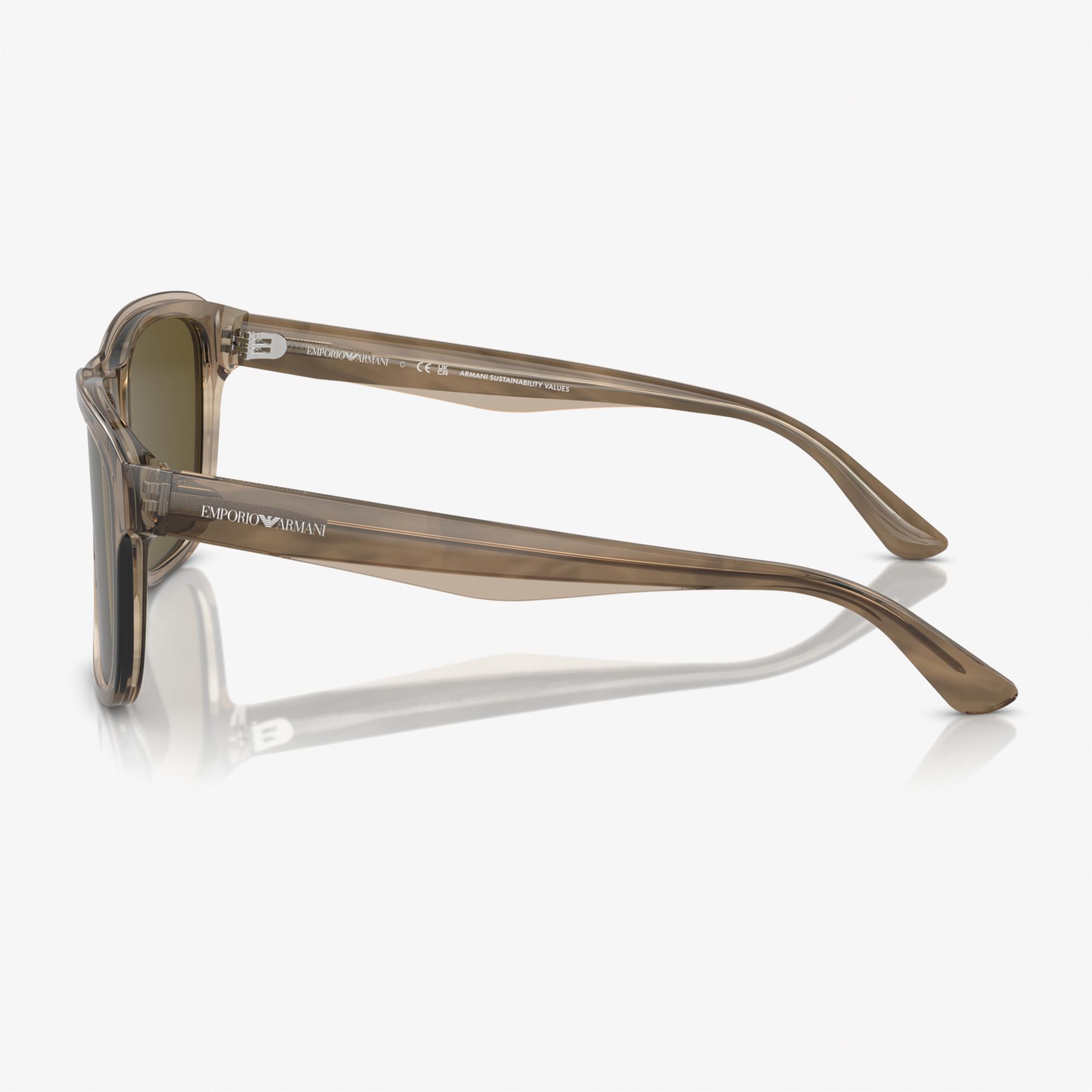 Emporio Armani 0EA4208 Acetate Erkek Kahverengi Güneş Gözlüğü