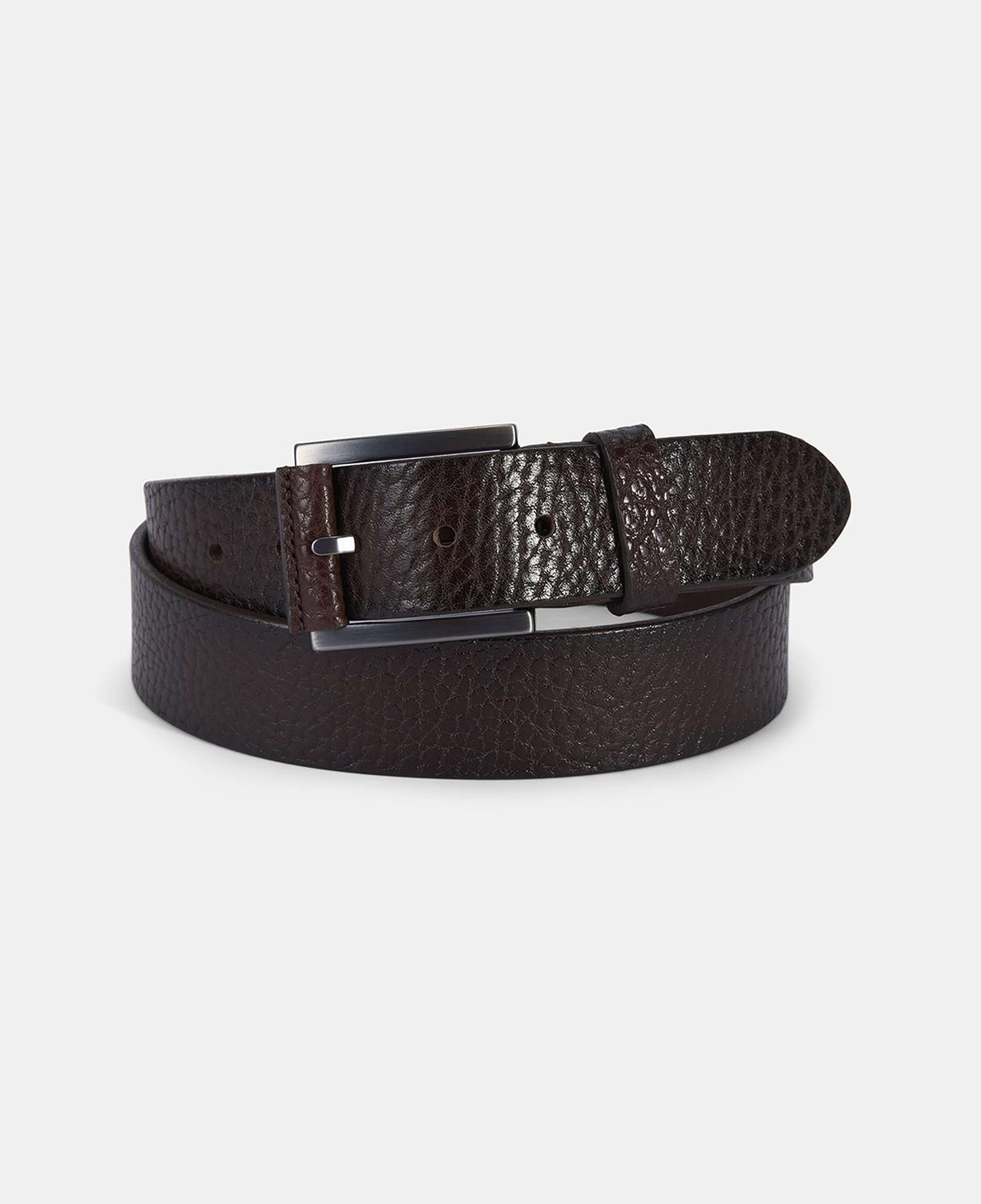 Erkek Kahve Deri Spor Kemer