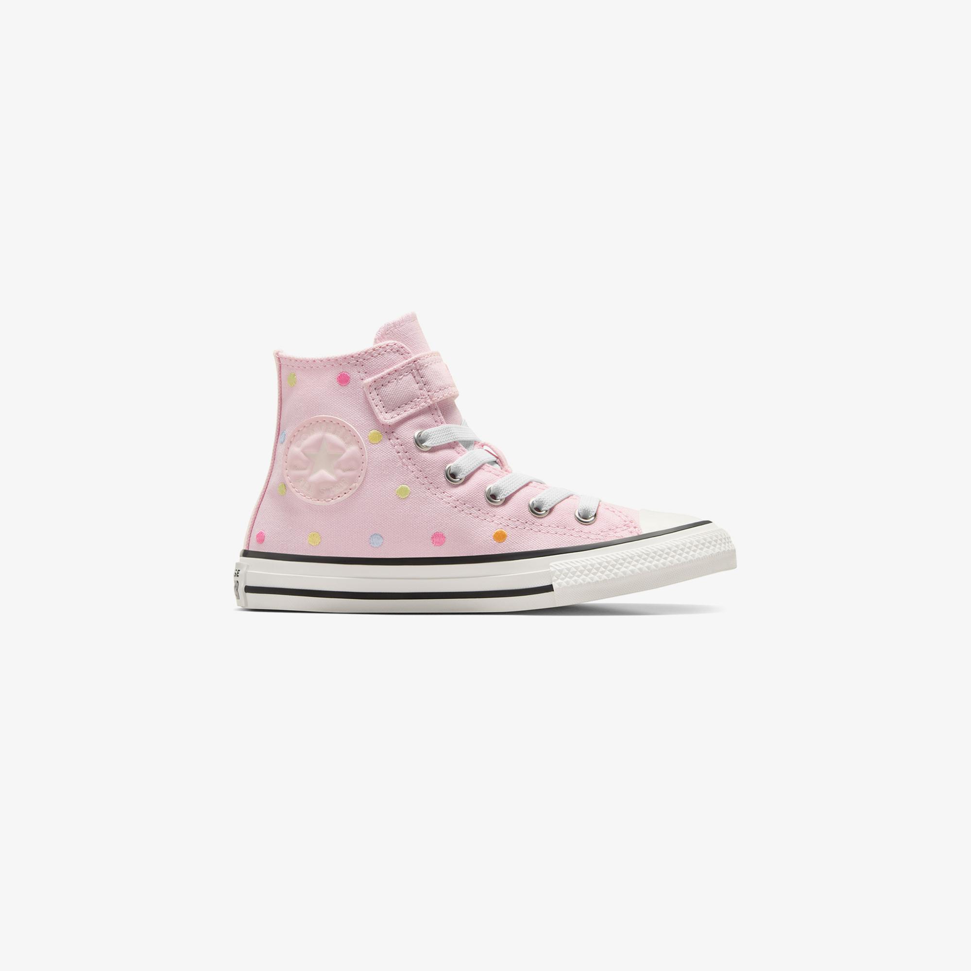 Converse Chuck Taylor All Star 1V Polka Dots Çocuk Pembe Sneaker