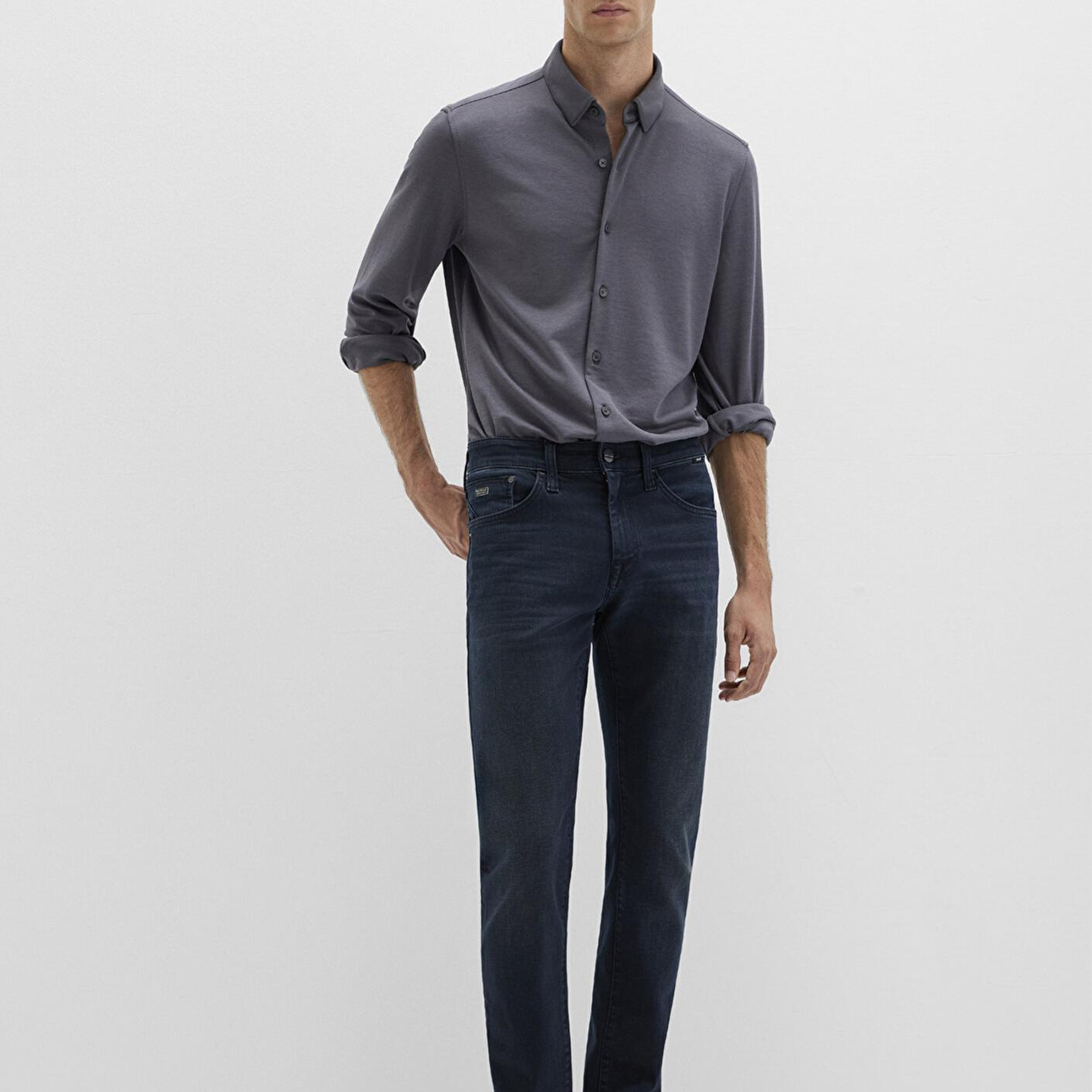 Mavi Mavi Black Gri Gömlek Slim Fit / Dar Kesim 0211908-85309