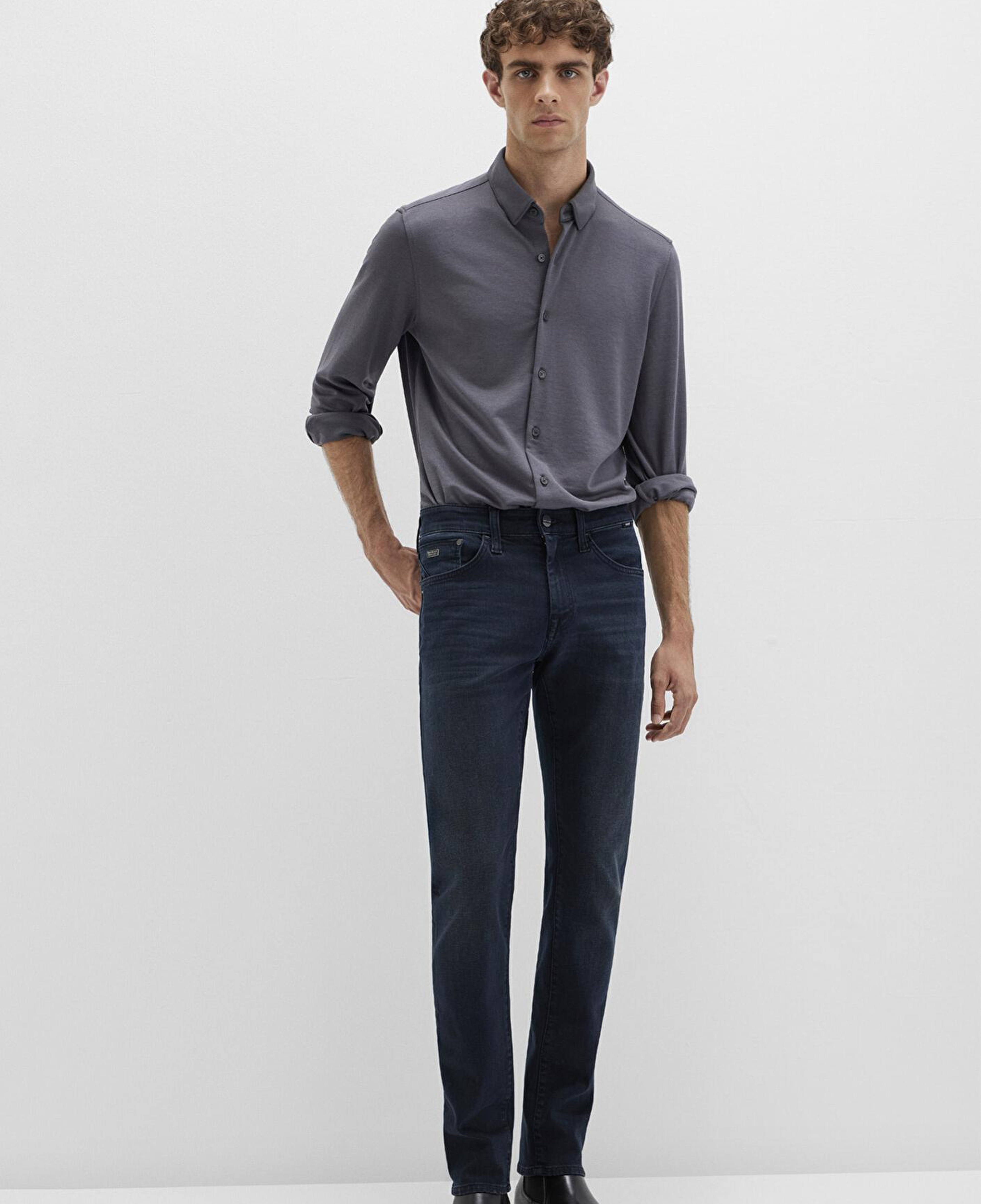 Mavi Mavi Black Gri Gömlek Slim Fit / Dar Kesim 0211908-85309