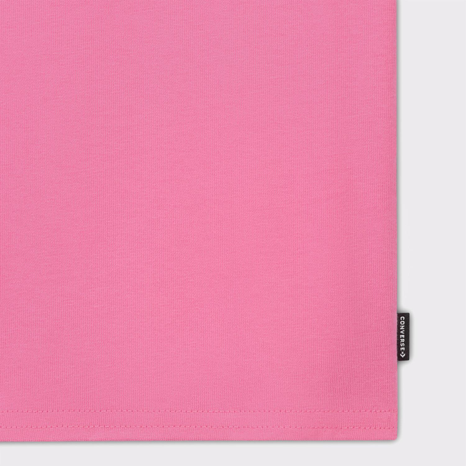 Converse Slim Fit Kadın Pembe T-Shirt