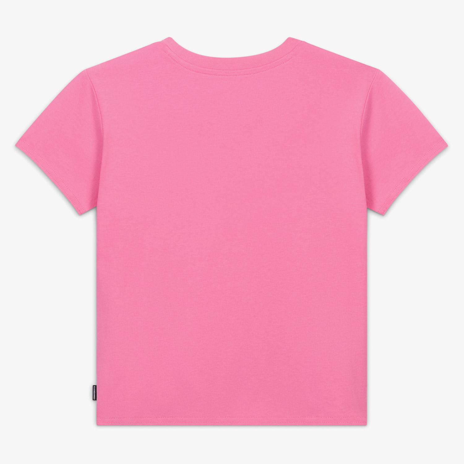 Converse Slim Fit Kadın Pembe T-Shirt