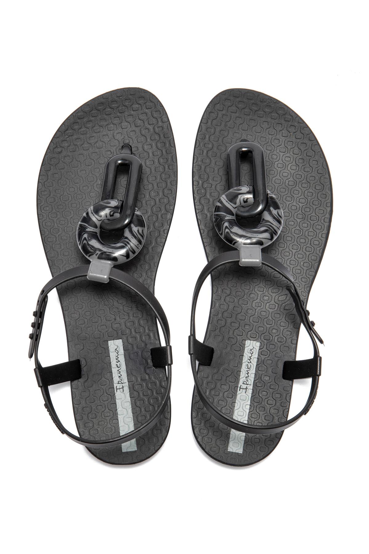 Class Marble Kadın Sandalet Siyah 35/42