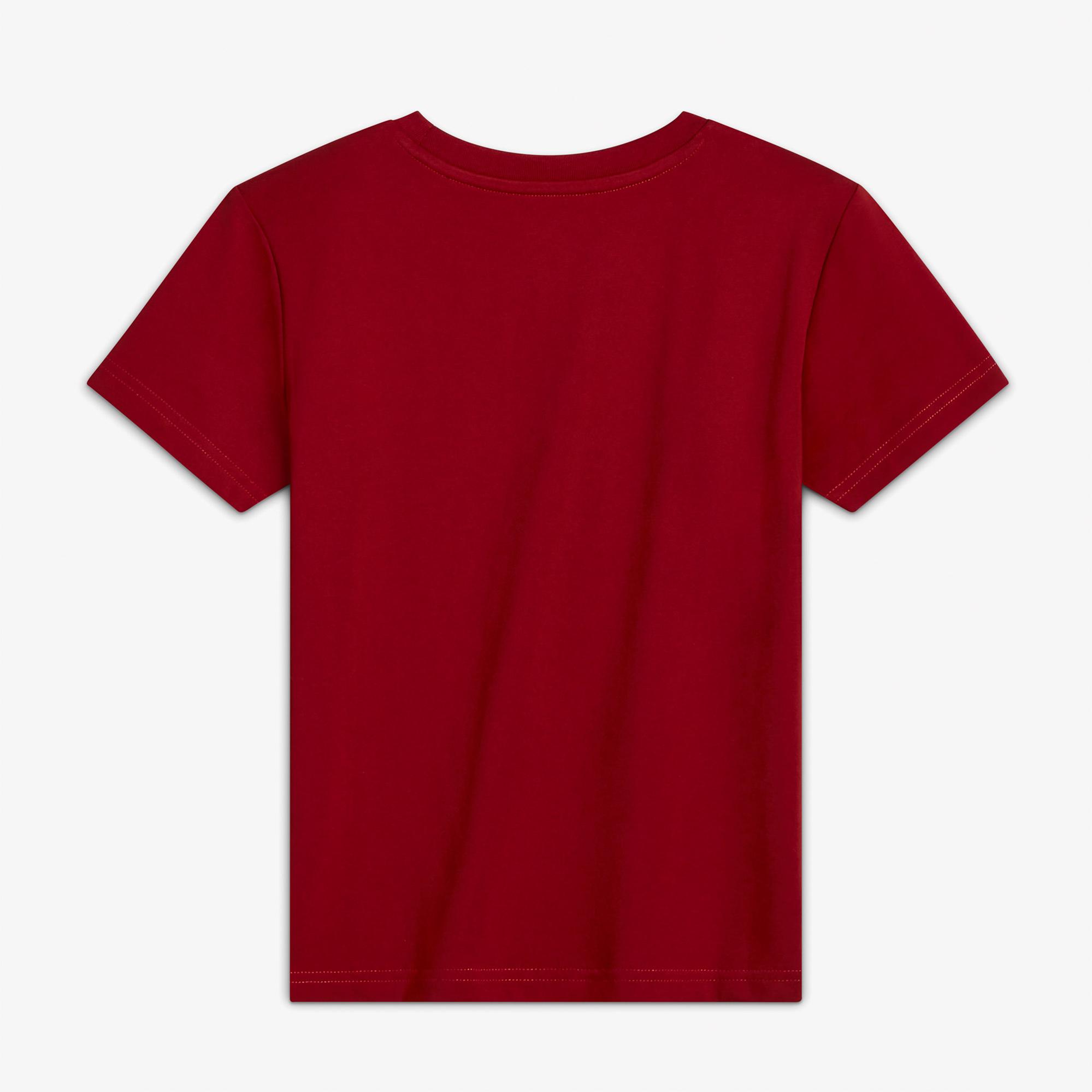 Converse Slim Fit Kadın Bordo T-Shirt