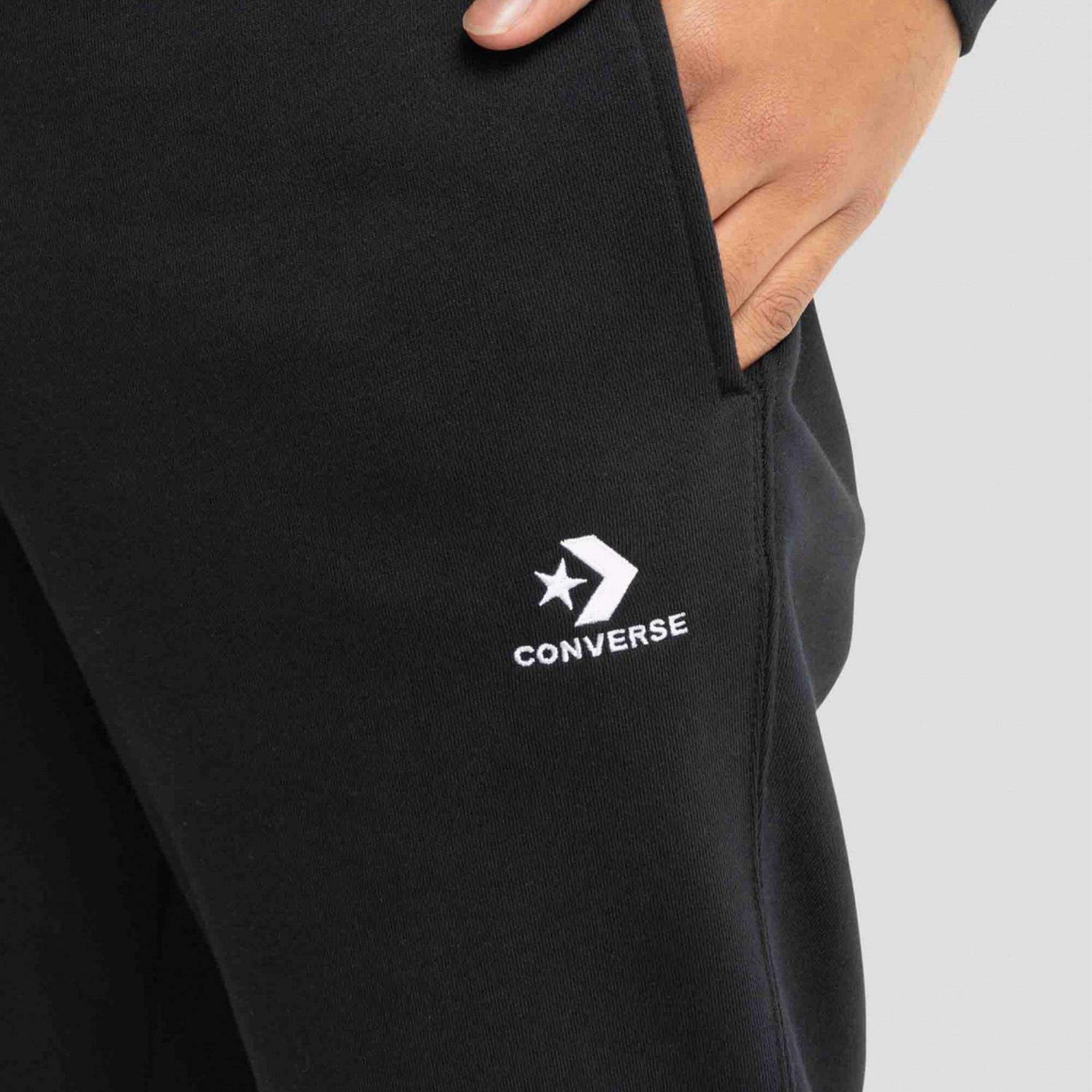 Converse Go-To Embroidered Star Chevron Unisex Siyah Eşofman Altı