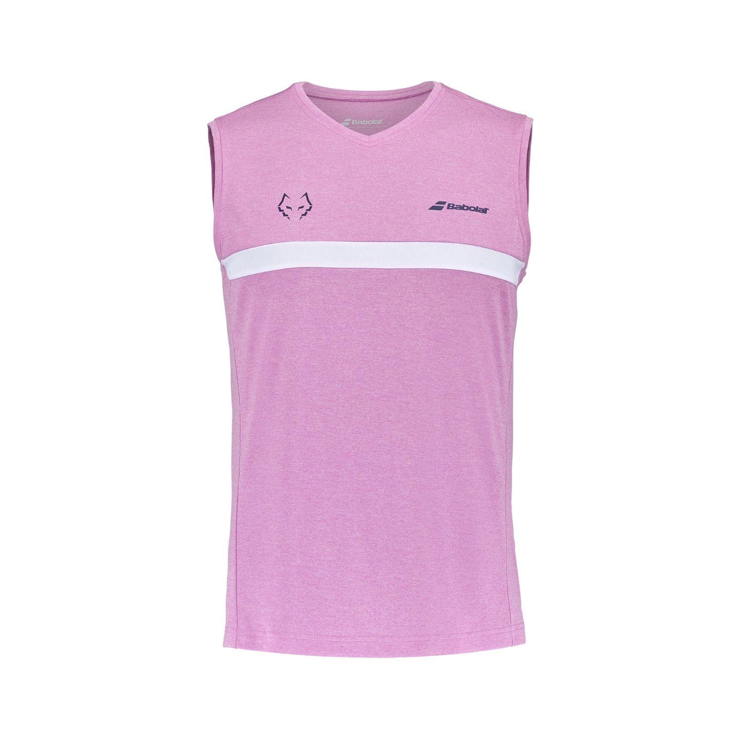 Babolat Muscle Tank J. Lebron Erkek Pembe Tişört