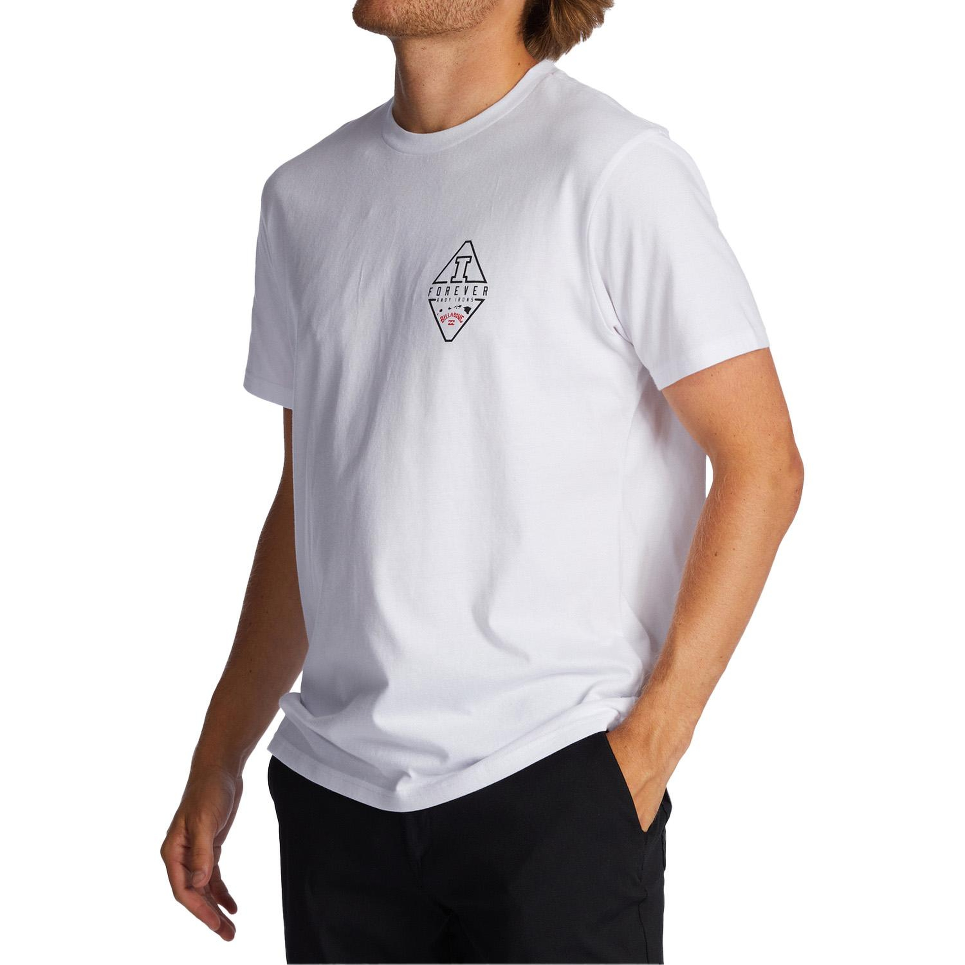 Billabong Aiconic Ss Erkek Beyaz Tişört