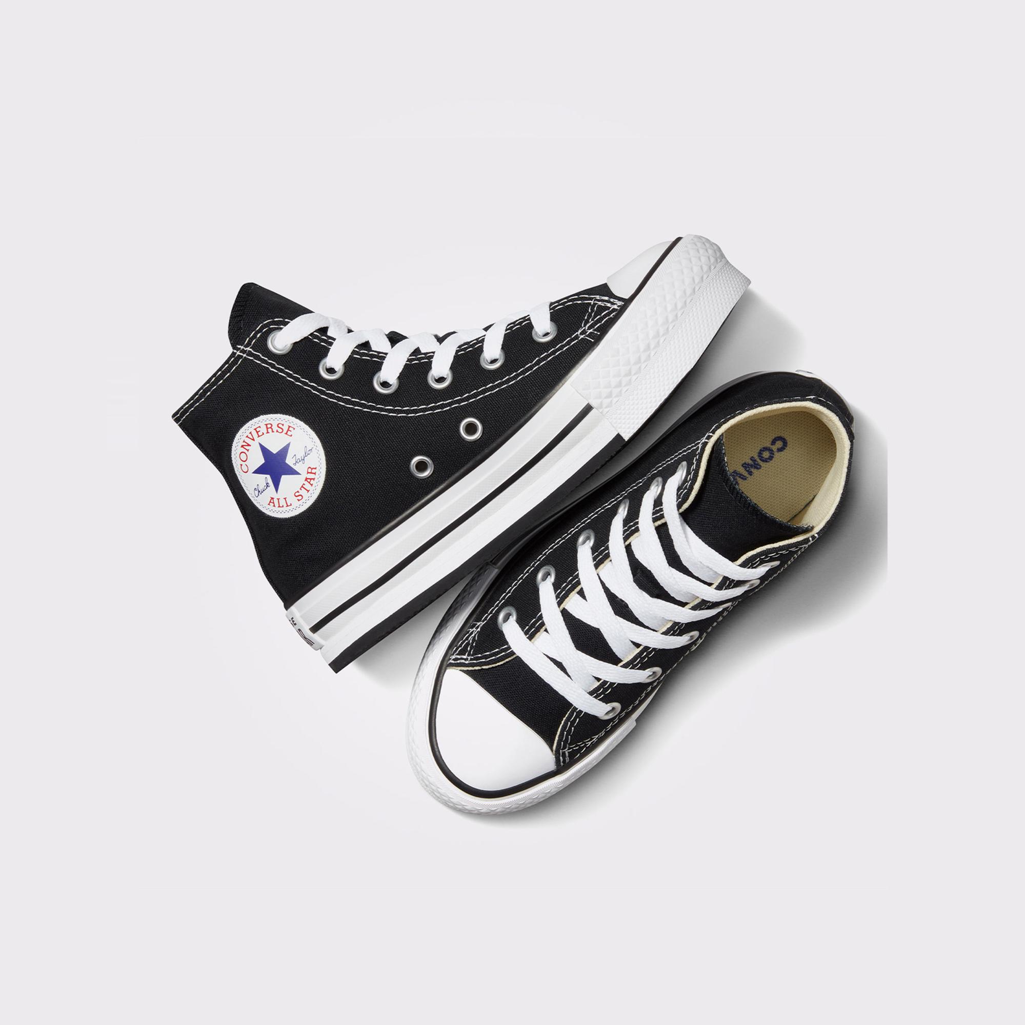 Converse Chuck Taylor All Star Eva Lift Çocuk Siyah Platform Sneaker
