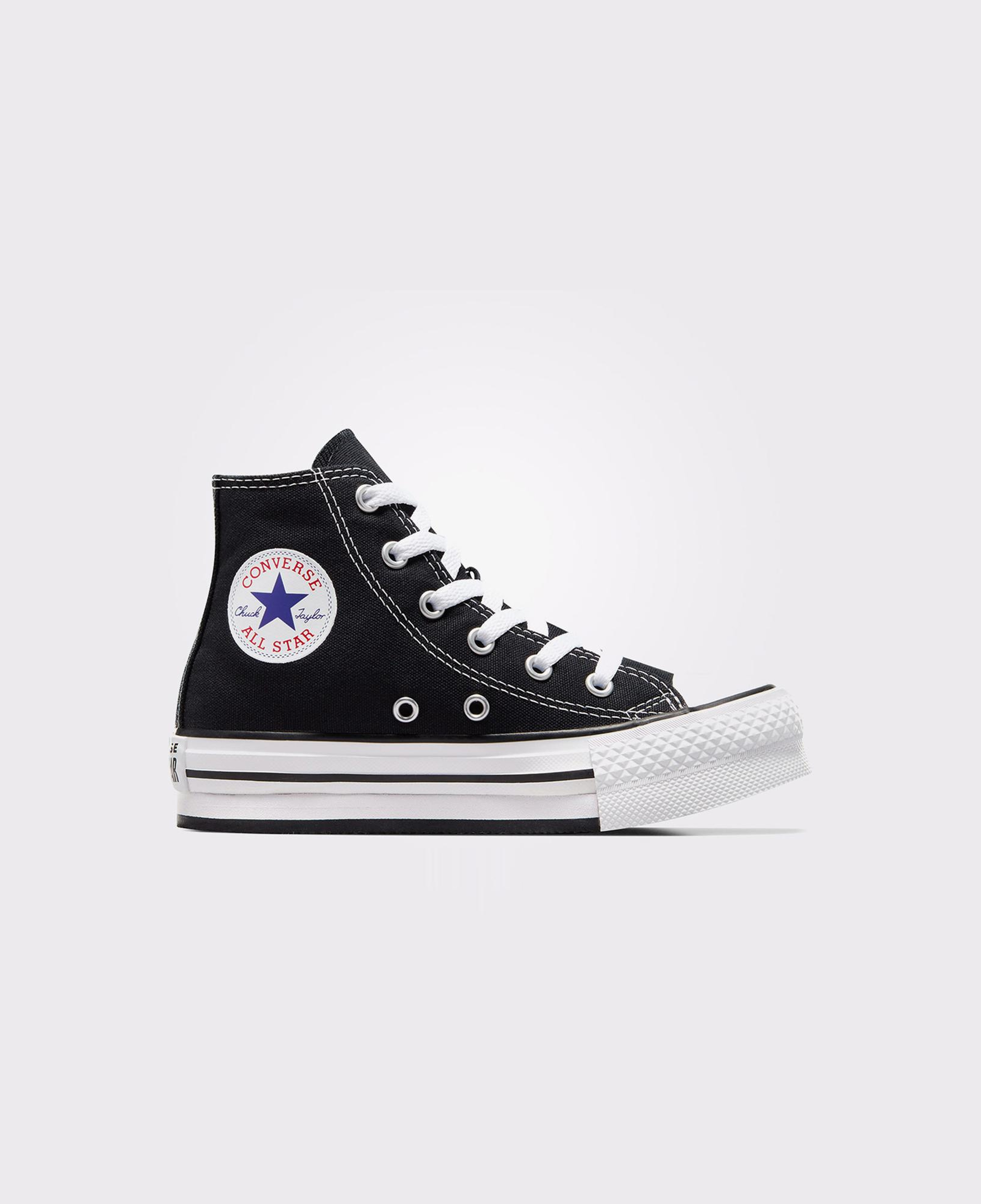 Converse Chuck Taylor All Star Eva Lift Çocuk Siyah Platform Sneaker