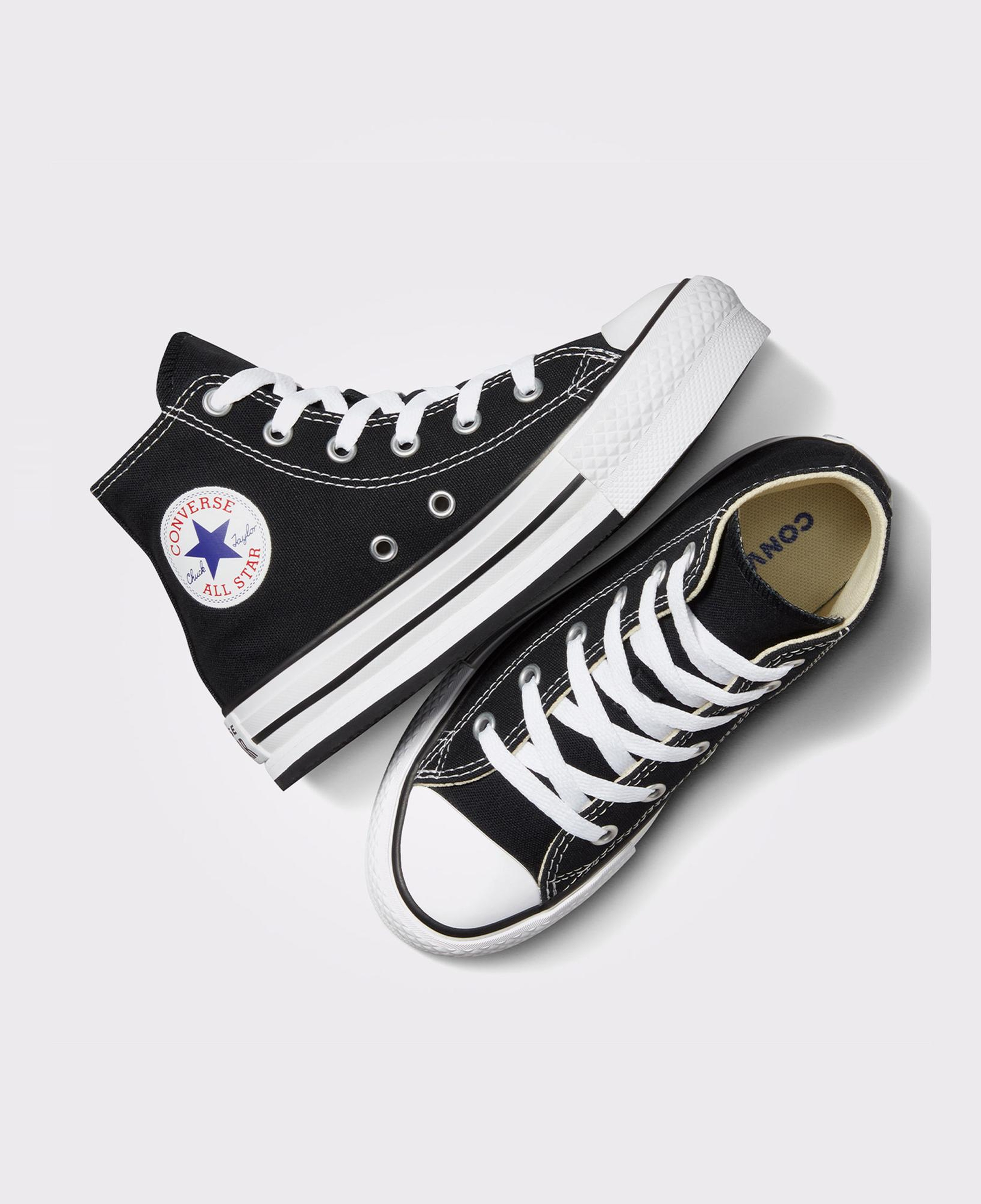 Converse Chuck Taylor All Star Eva Lift Çocuk Siyah Platform Sneaker