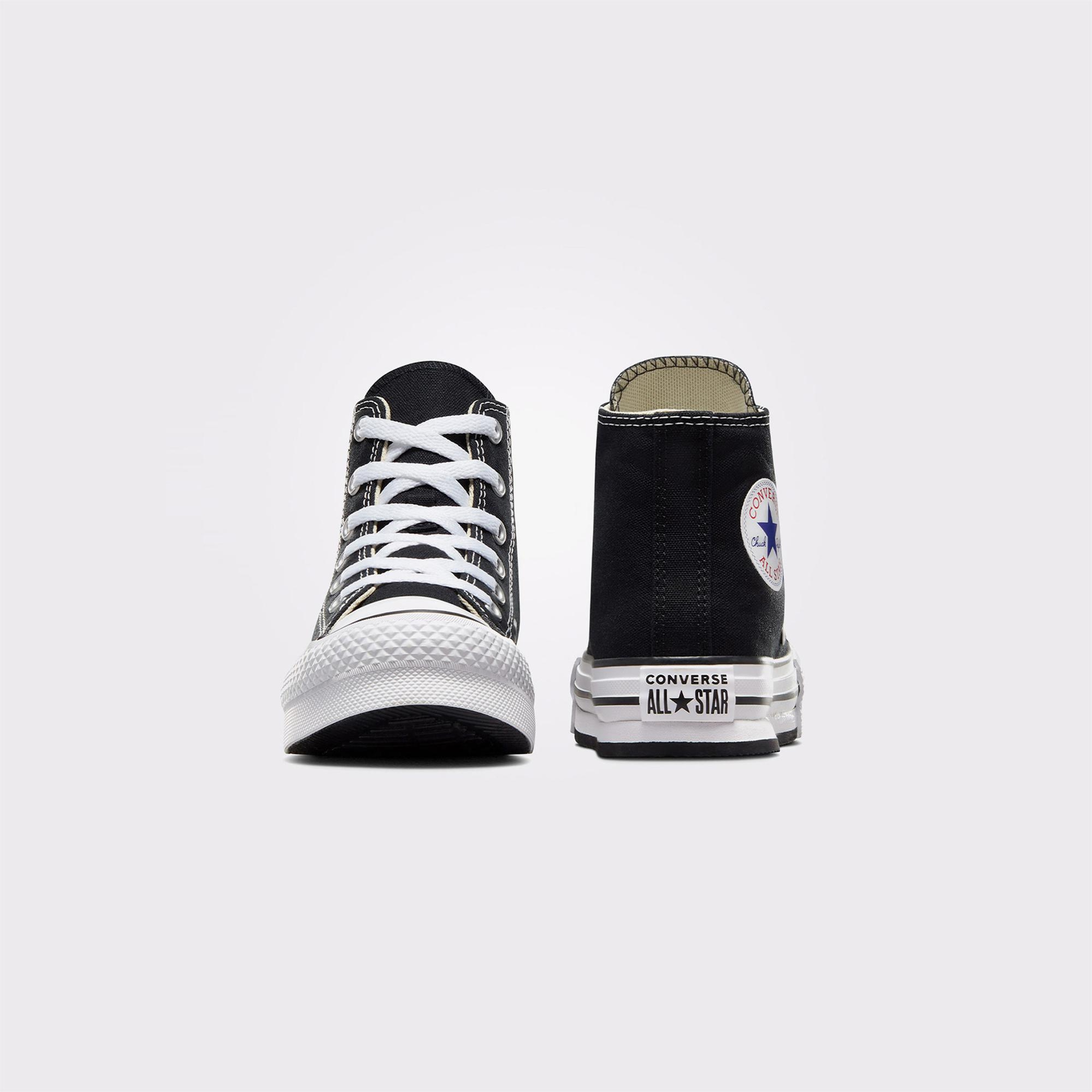 Converse Chuck Taylor All Star Eva Lift Çocuk Siyah Platform Sneaker